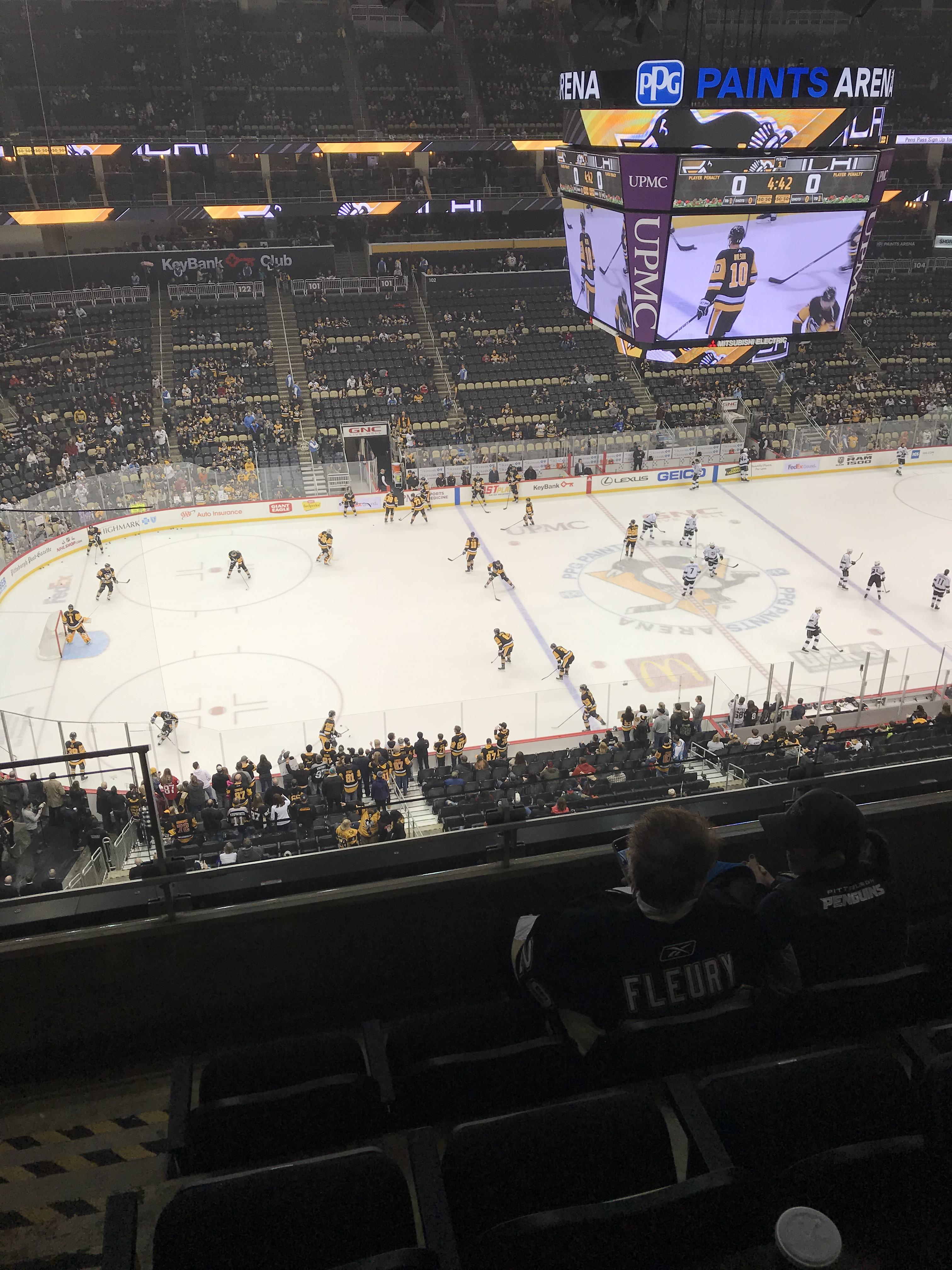 At my first Pens game in Pittsburgh r/penguins