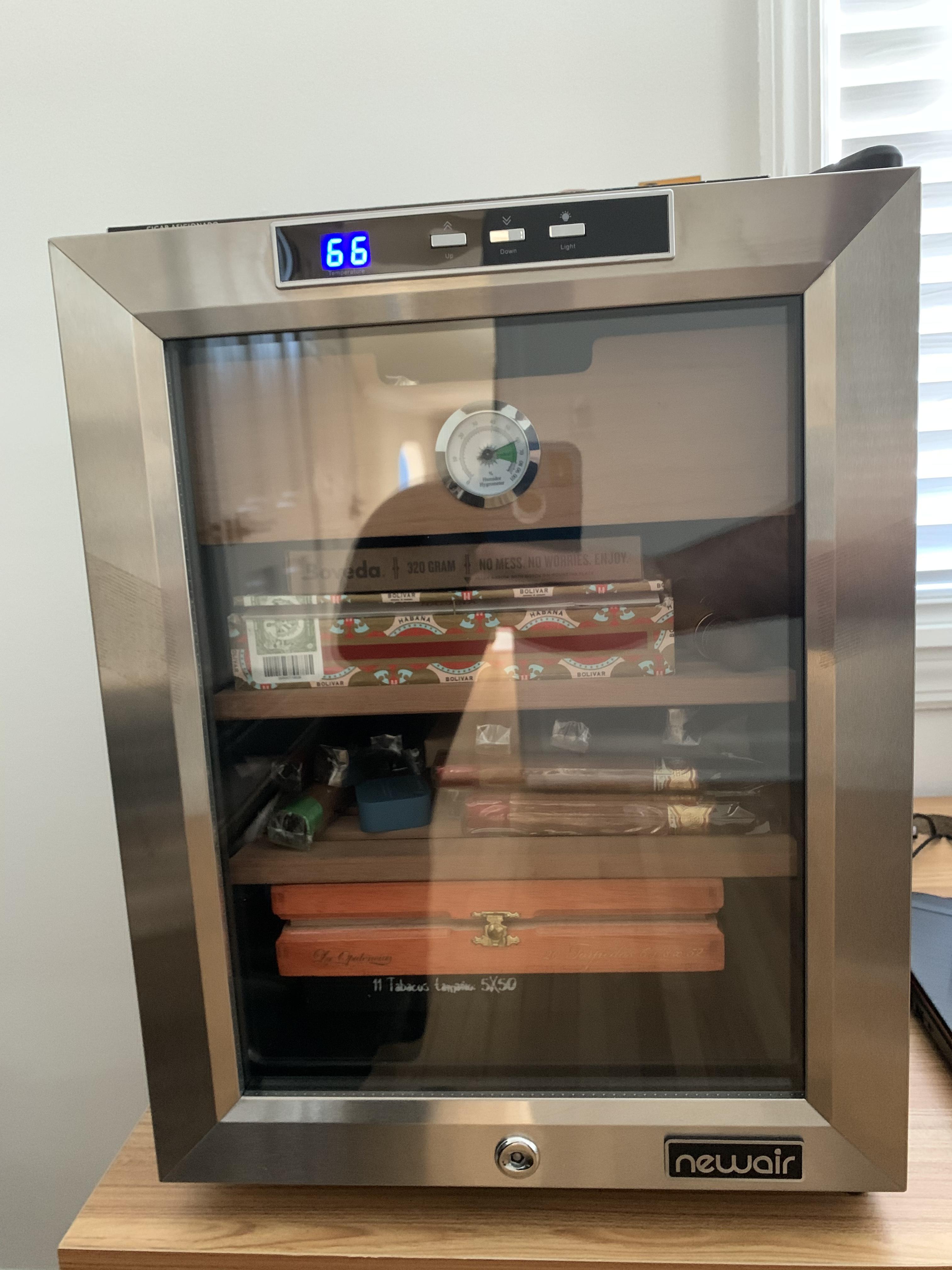 Humidor finally full and set up after a year r/cigars