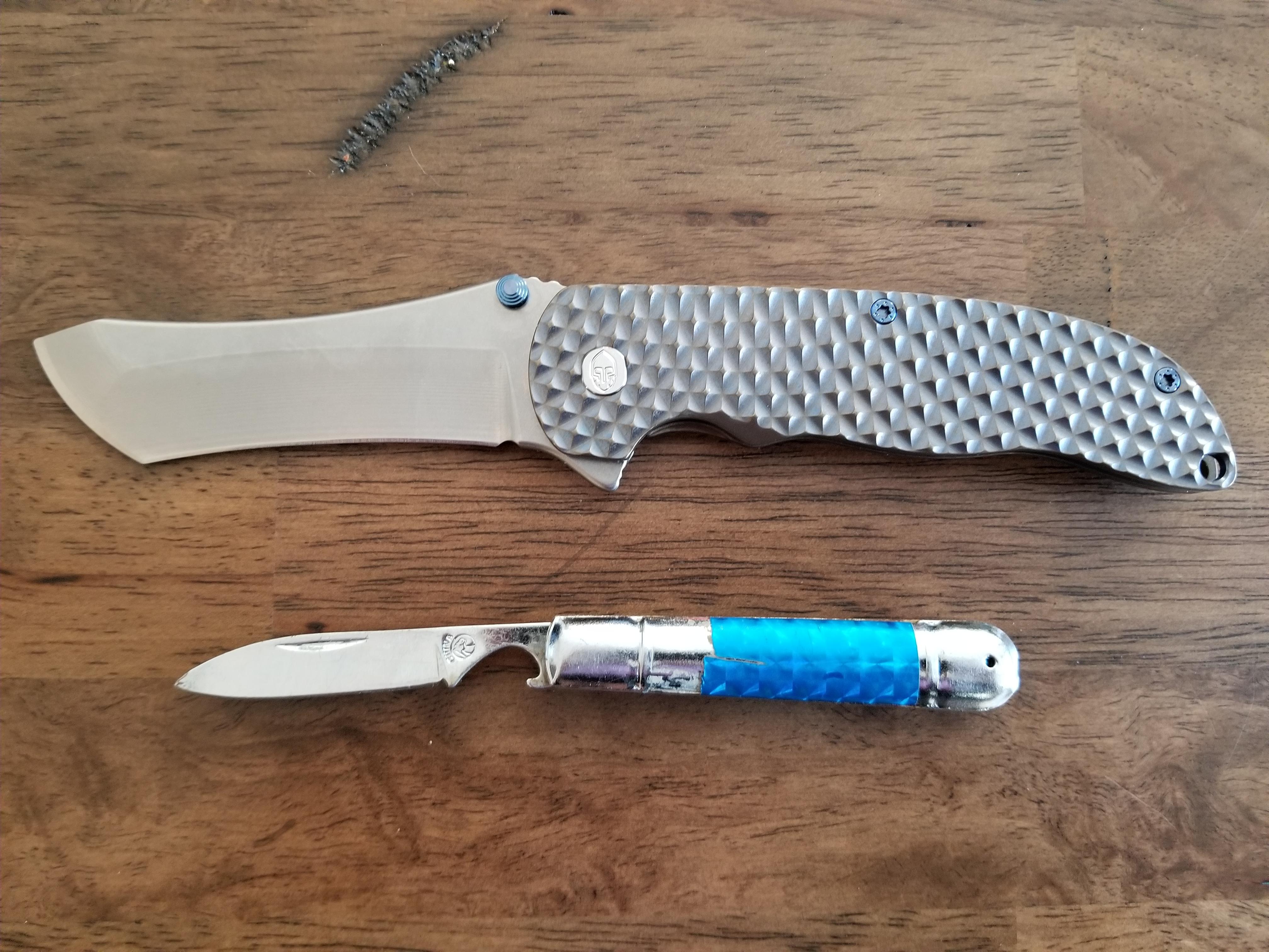 I have come a long way in my knife collecting life. First knife plus