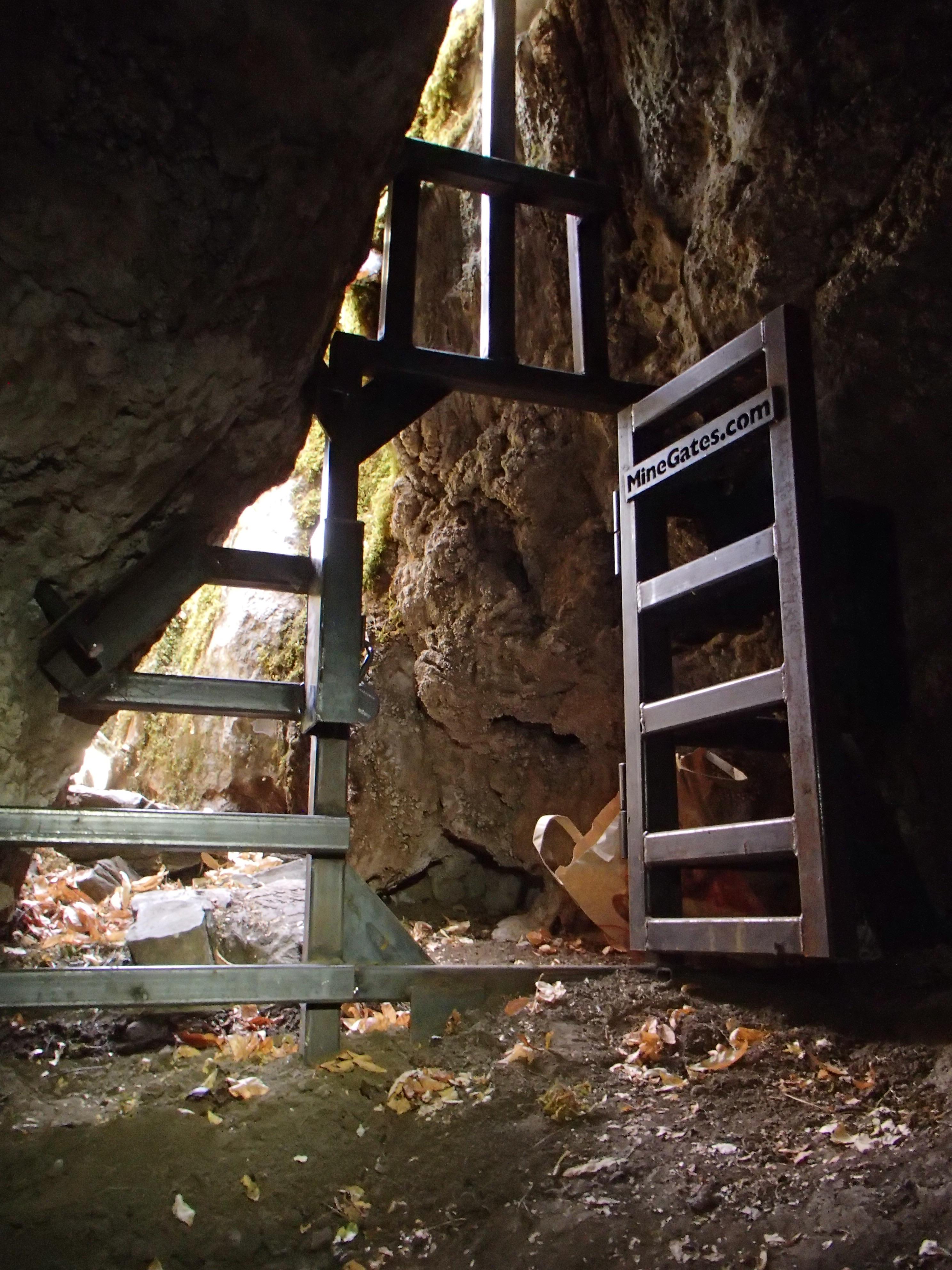 One more Inside Out Sink Cave, mine gates dot com, and bag of lunch