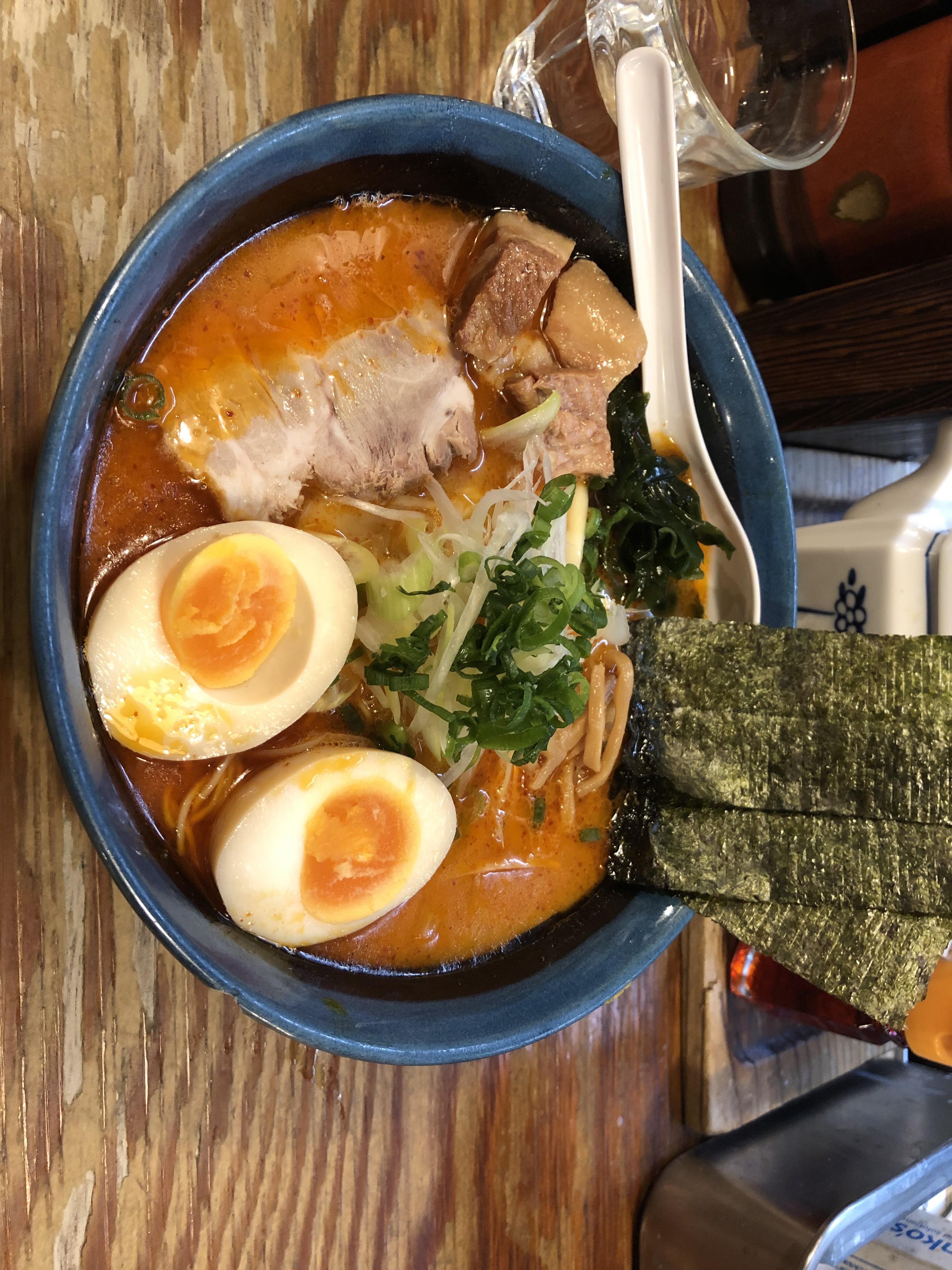 Fabulous ramen in Ueno Kyushu Ramen Motomaru r/japanpics