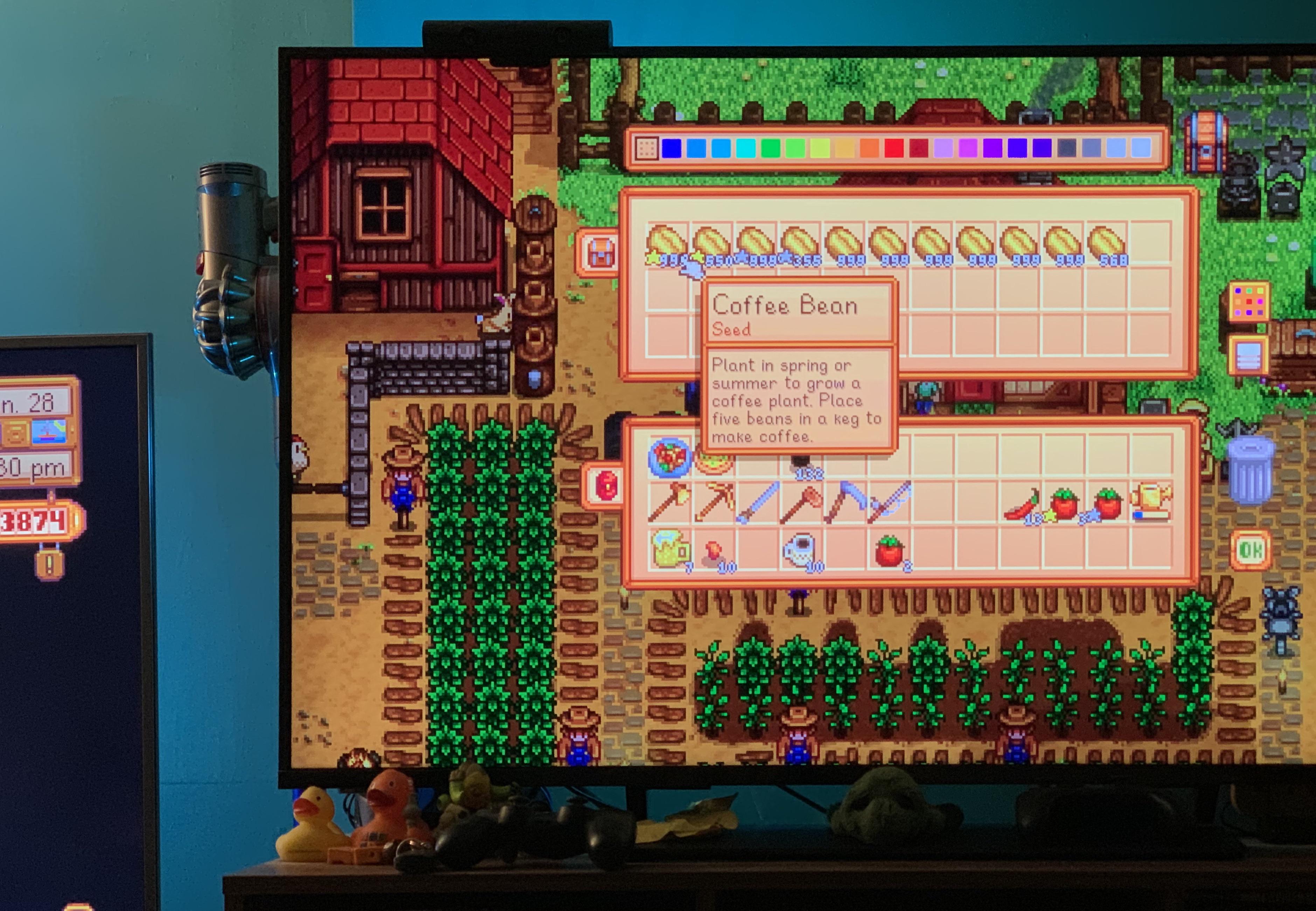 Found one (1) coffee bean in the mine in our first year and now I feel