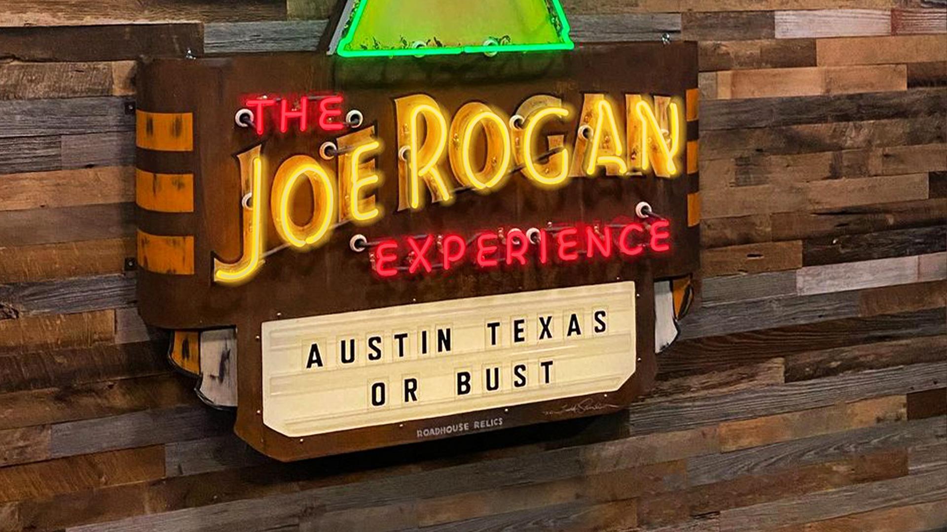 The Joe Rogan Experience Neon Sign (1920x1080) r/zoombackgrounds