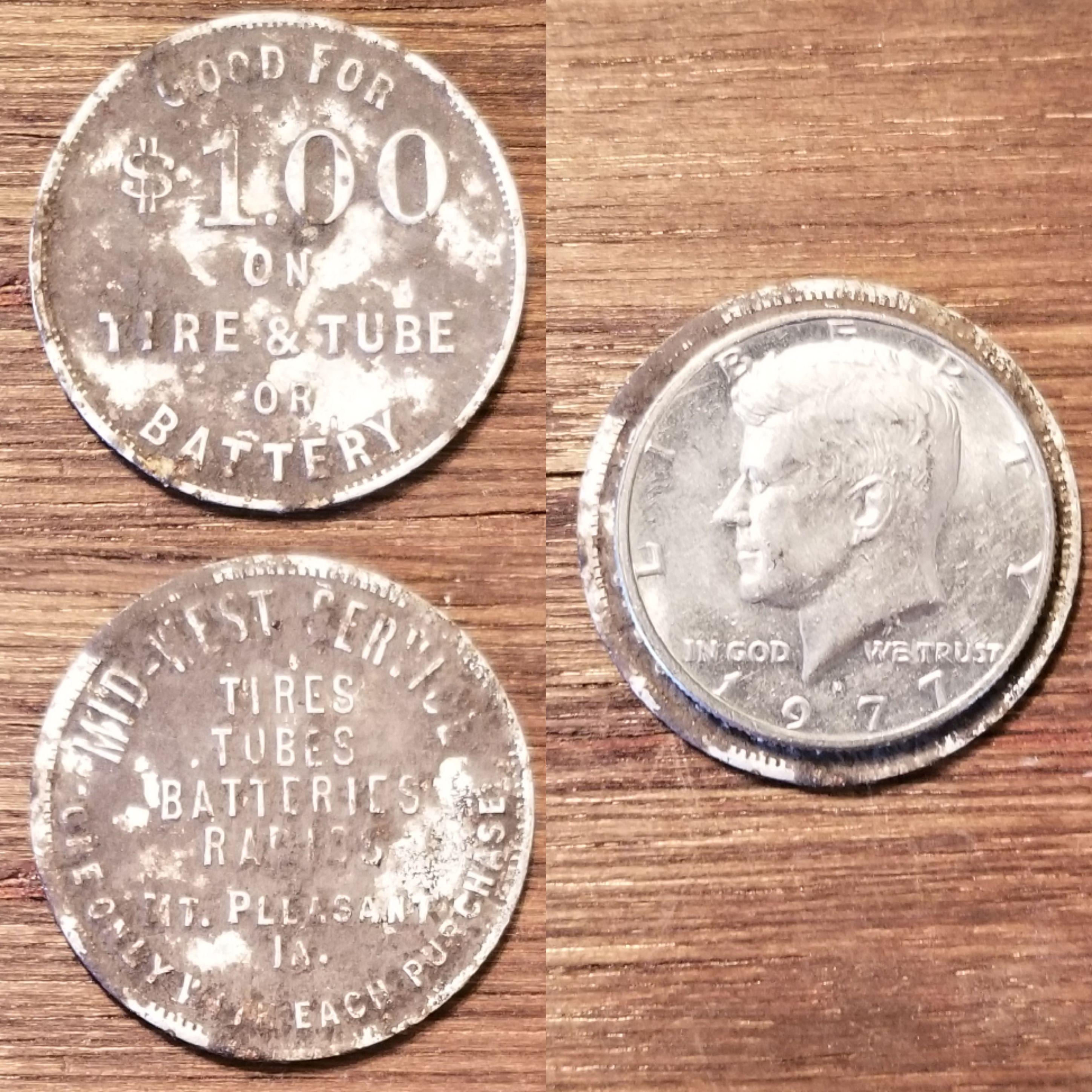 This had me going! Half dollar signal, half dollar sized, silver