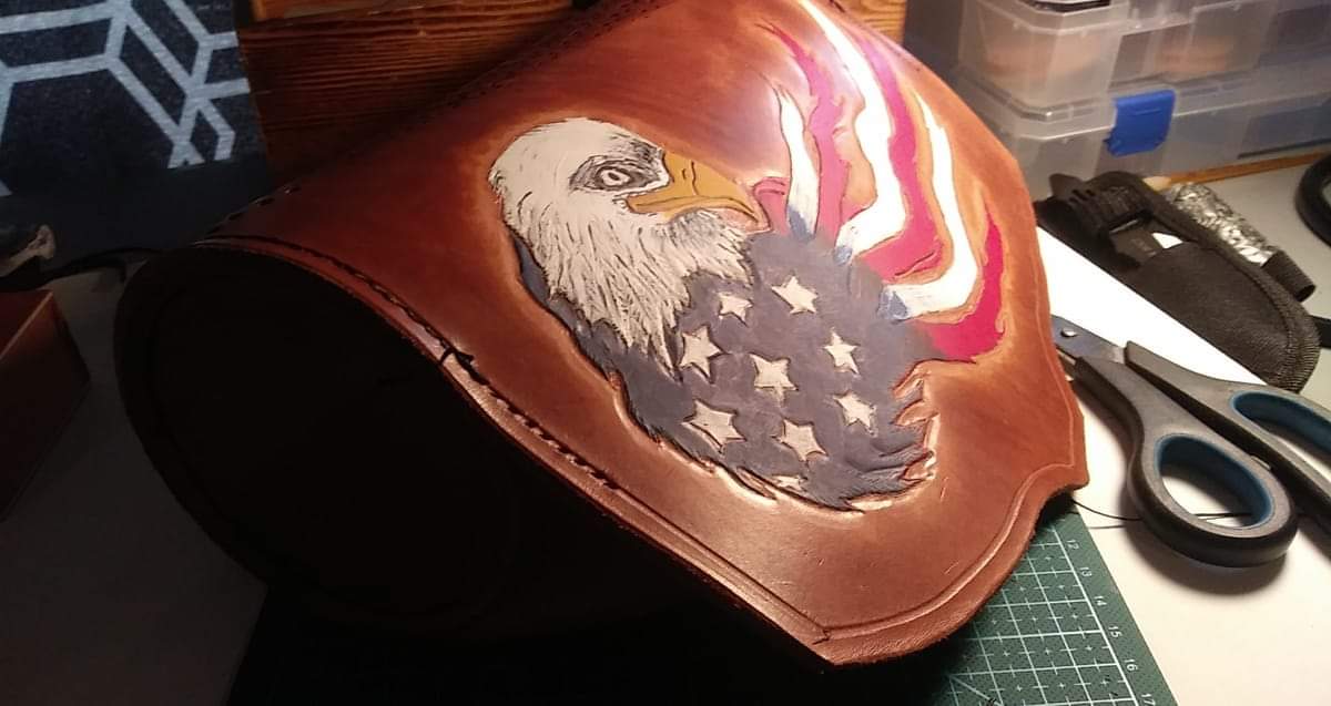 Advise needed with painting leather. What are your techniques. r/Leatherworking