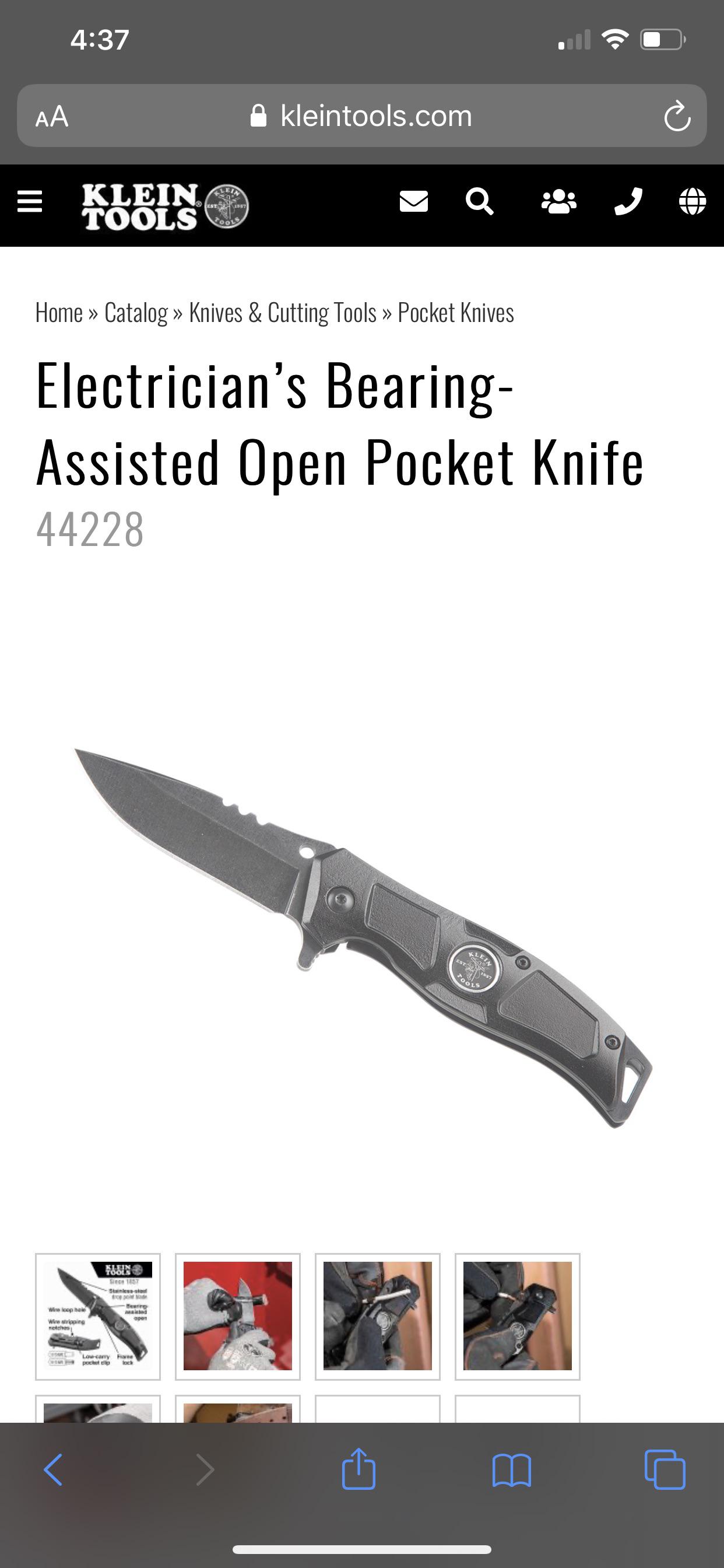 I live in nyc and I bought this knife in Home Depot for work (electrician). Is this knife legal