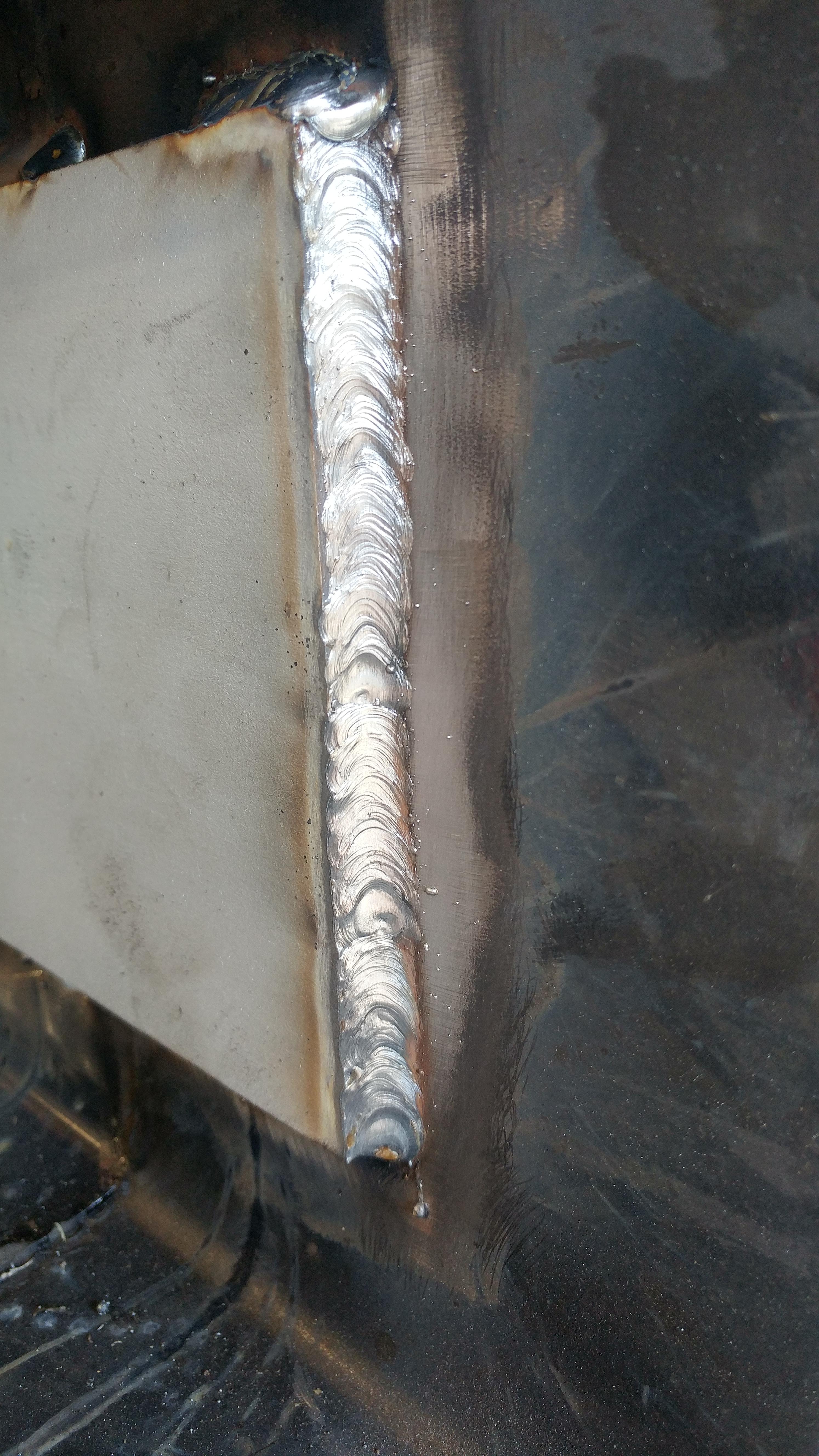 Finally starting to feel confident about my vertical welding! Any tips