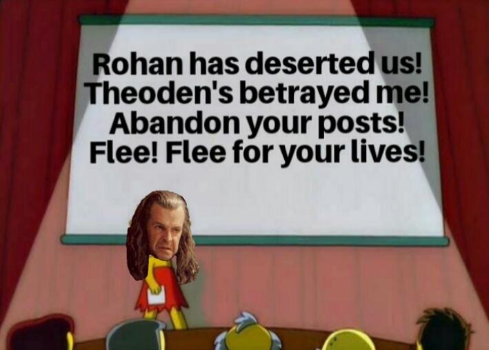 at the last crisis session of the siege lotrmemes