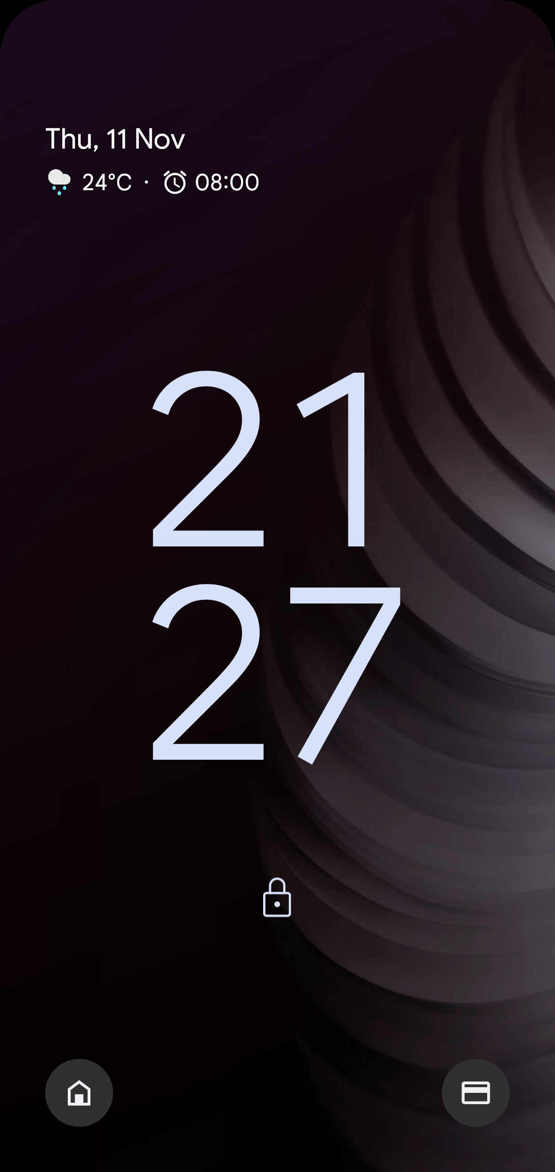 Not feeling this new lock screen clock r/pixel_phones