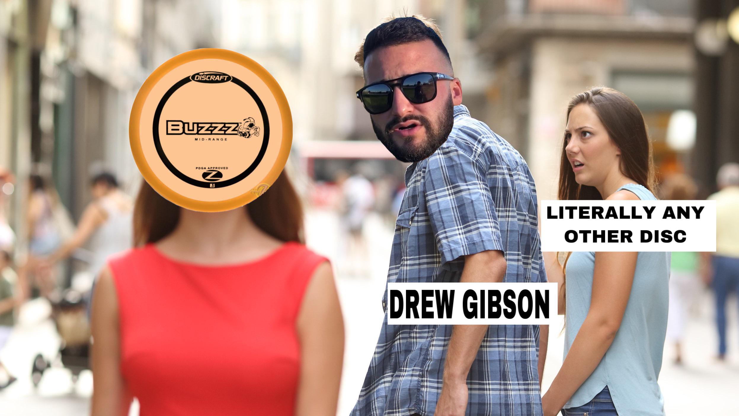 Drew Gibson and his Buzzz r/discgolf