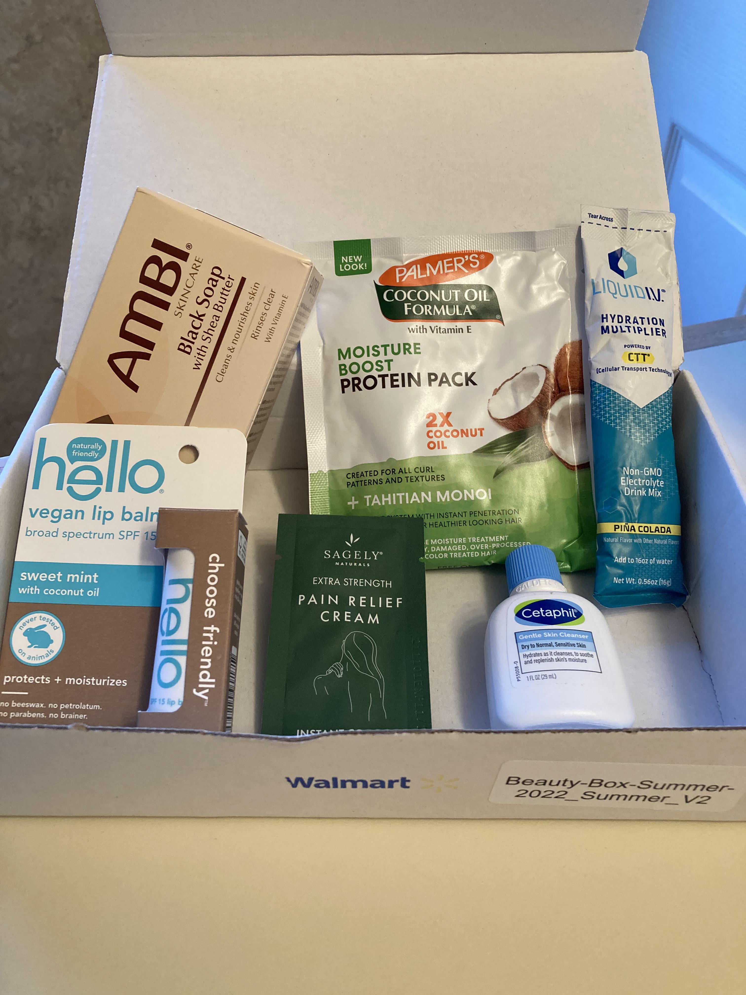 Walmart Beauty Box Summer 2022V2 r/BeautyBoxes