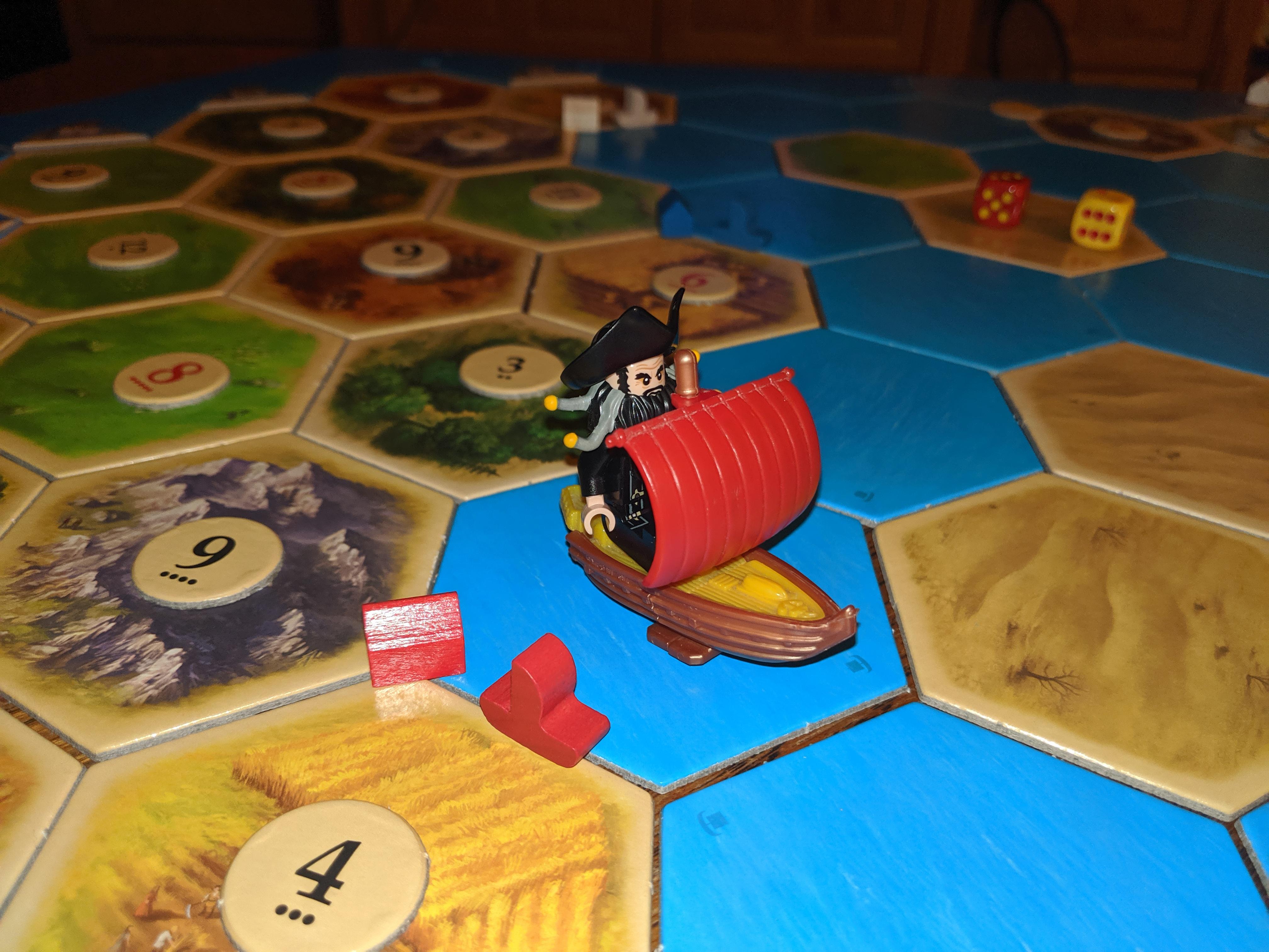 Playing Seafarers Pirate islands scenario tonight. Here's our pirate