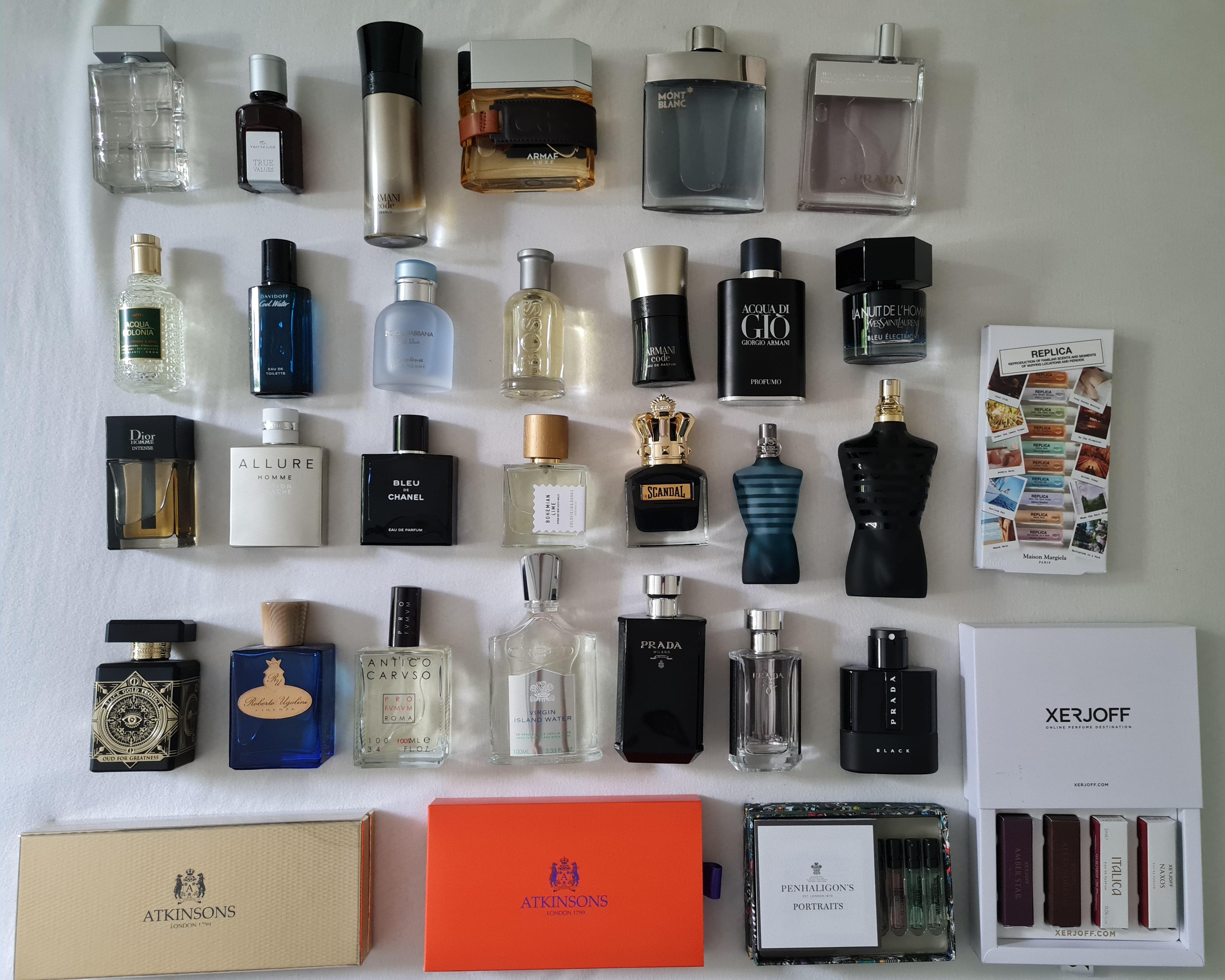 My (23m) current collection. r/Colognes