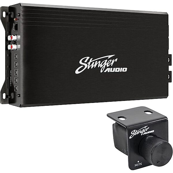 STINGER Audio MT20001 Monoblock Class D Car Amplifier w/ Remote