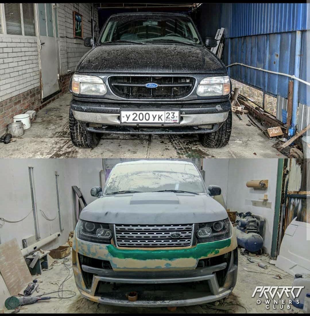 2nd gen ford explorer being turned into a Range Rover : r/RangeRover