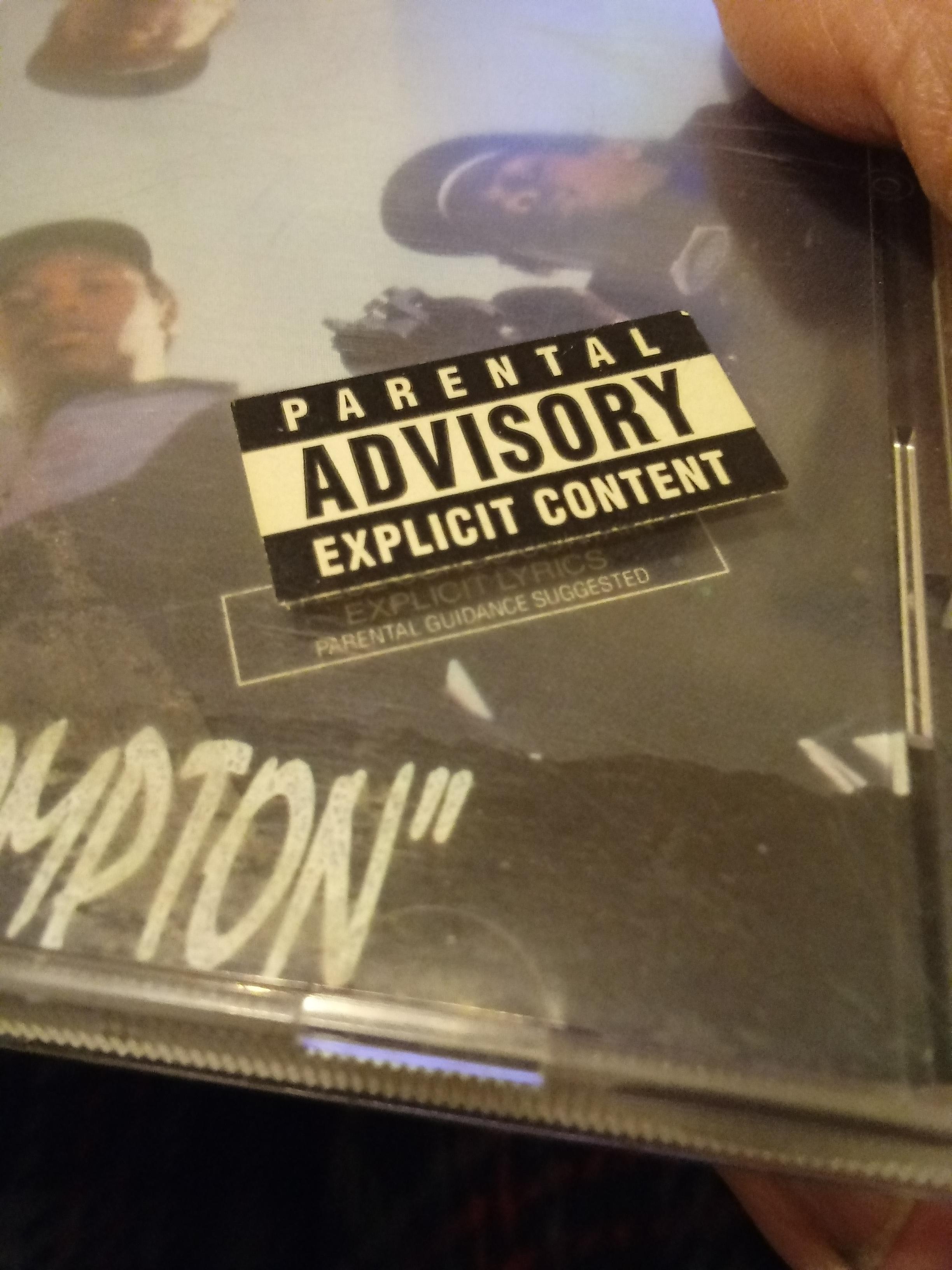 Music so dangerous the parental advisory needed double redundancy. NWA