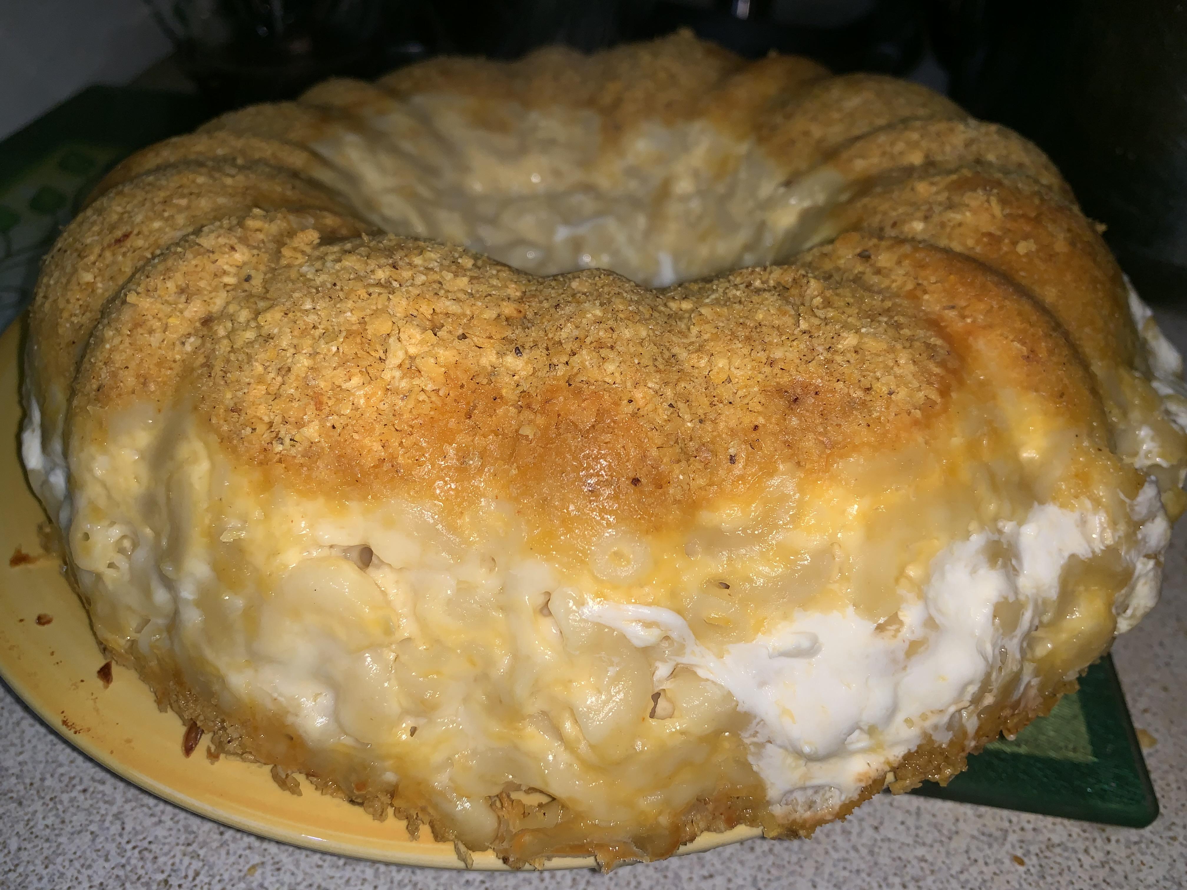Macaroni And Cheese Bundt Cake The Cake Boutique