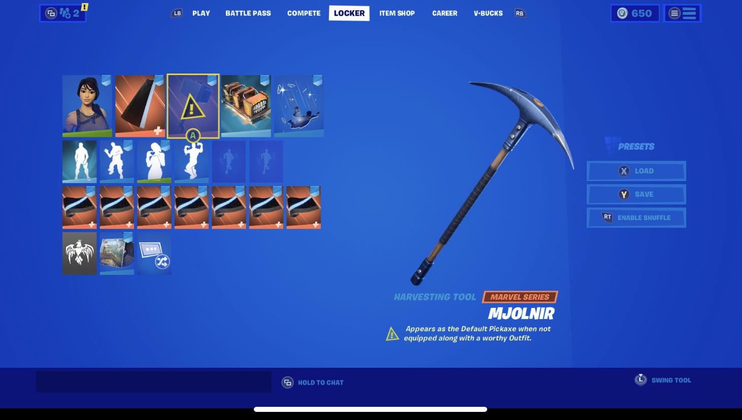 Please let us use Mjolnir with any skin. I was excited for this. r