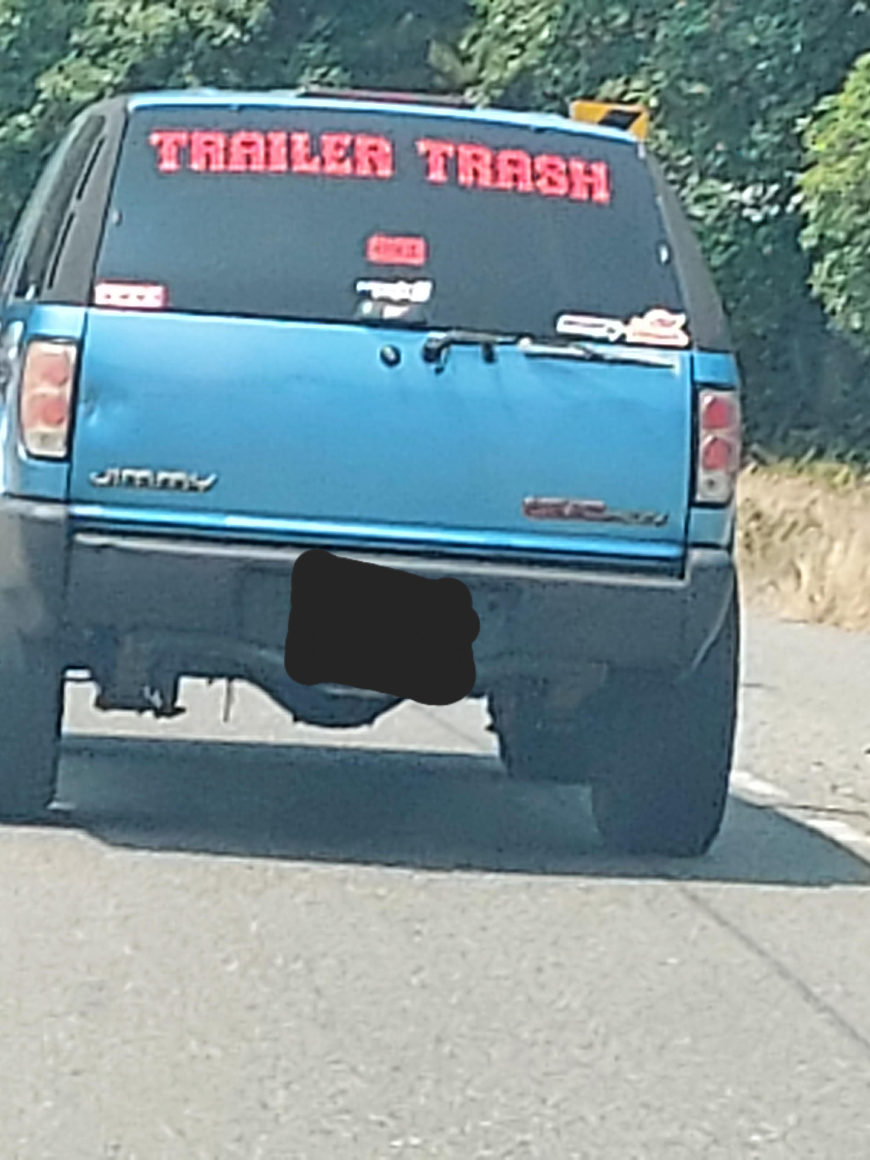 He hit the gas hard to pass me while the lane was ending and I saw this