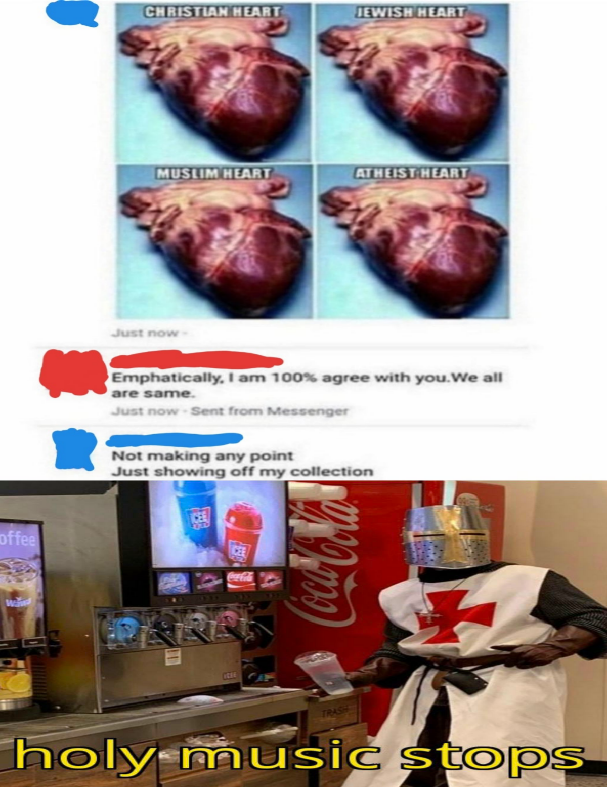 Holy music stops memes