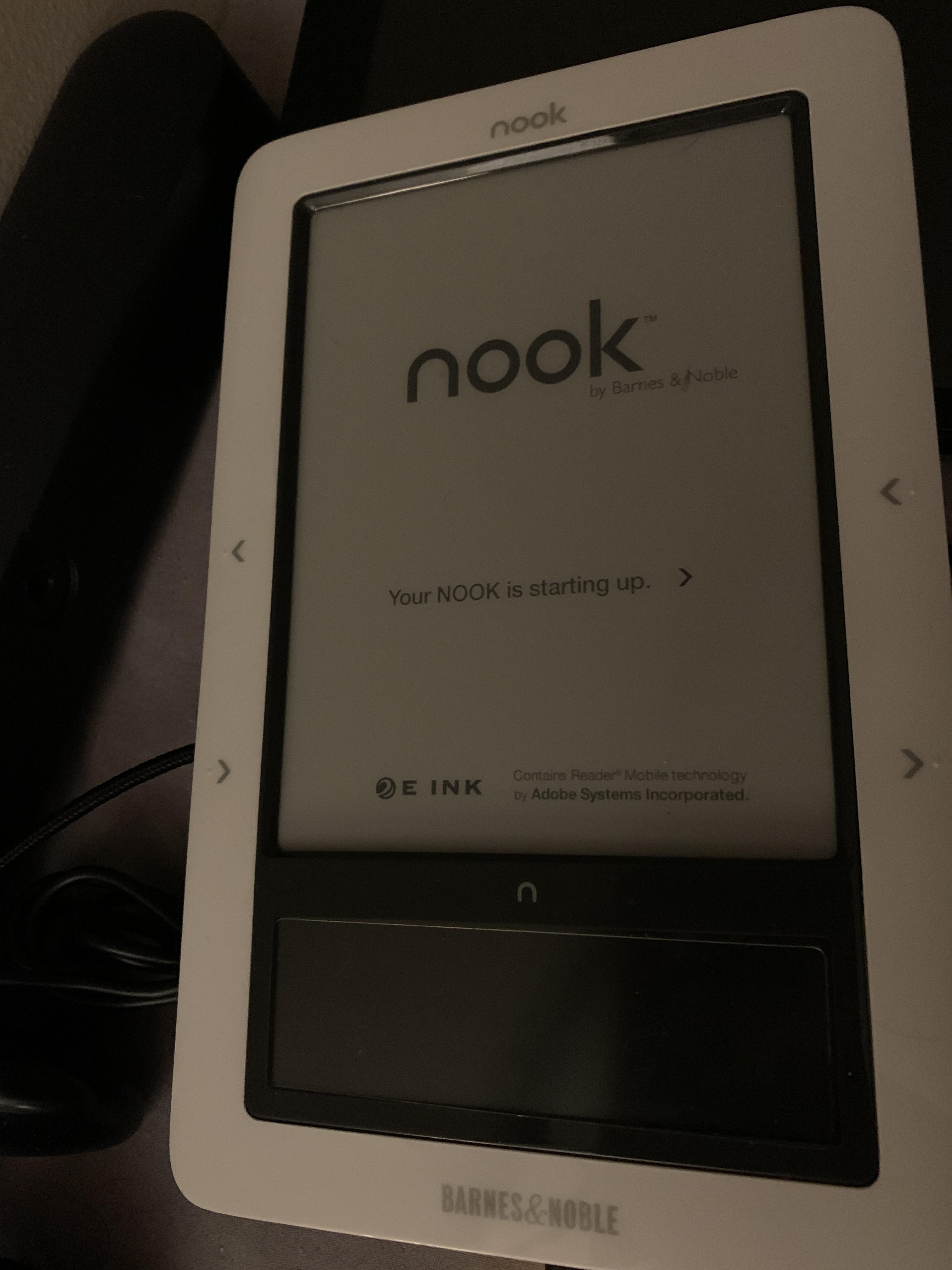 I think it’s finally died. ( stuck on this screen all day r/nook