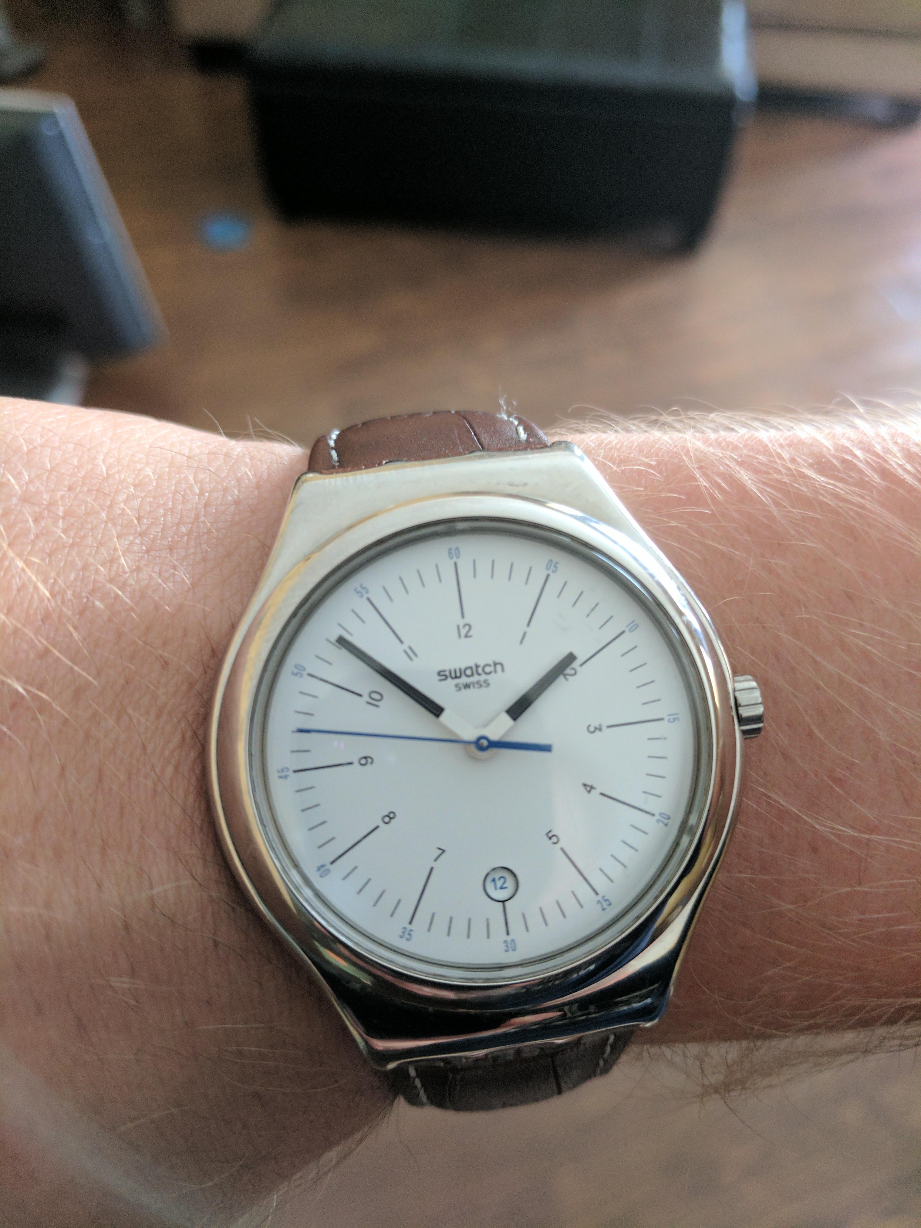 [Swatch Appia] A cheap Swatch that looks/feels so classy! r/Watches