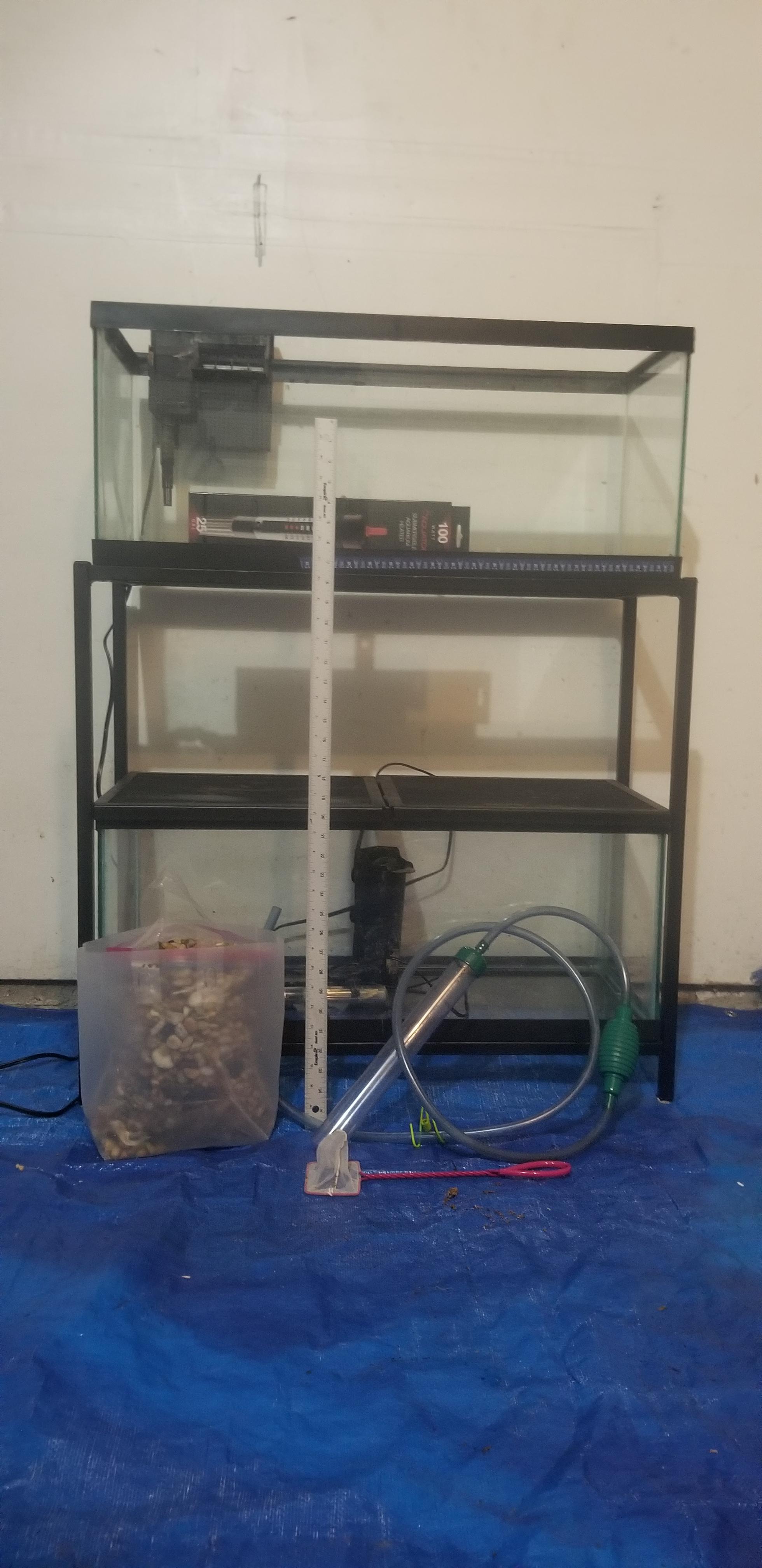 [FS] [Ann Arbor/Ypsilanti] Two 20 Gallon Long Tanks with Two Heaters