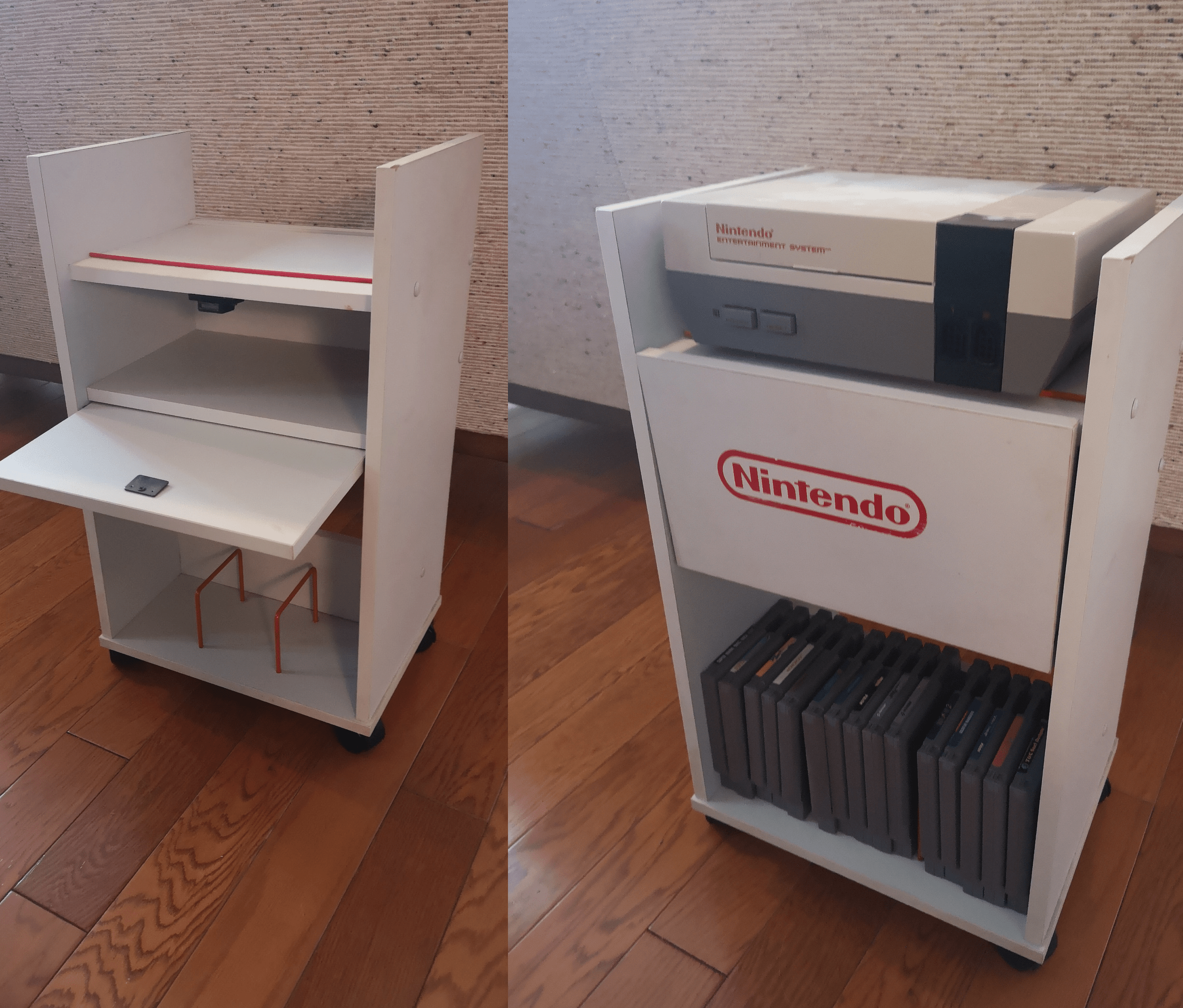 Got this cute little Nintendo shelf today from a local buy/sell group