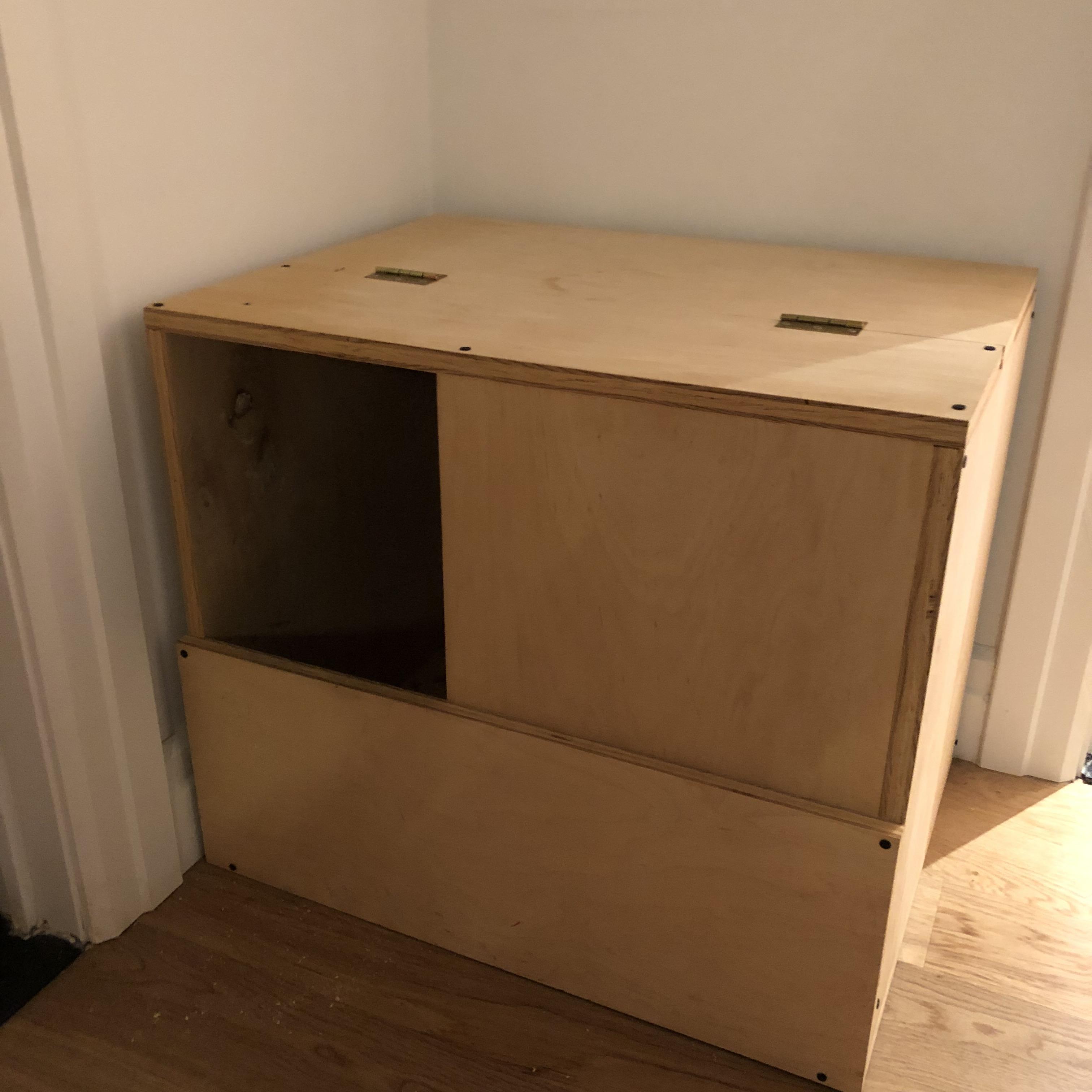Homemade cat litter box r/cats
