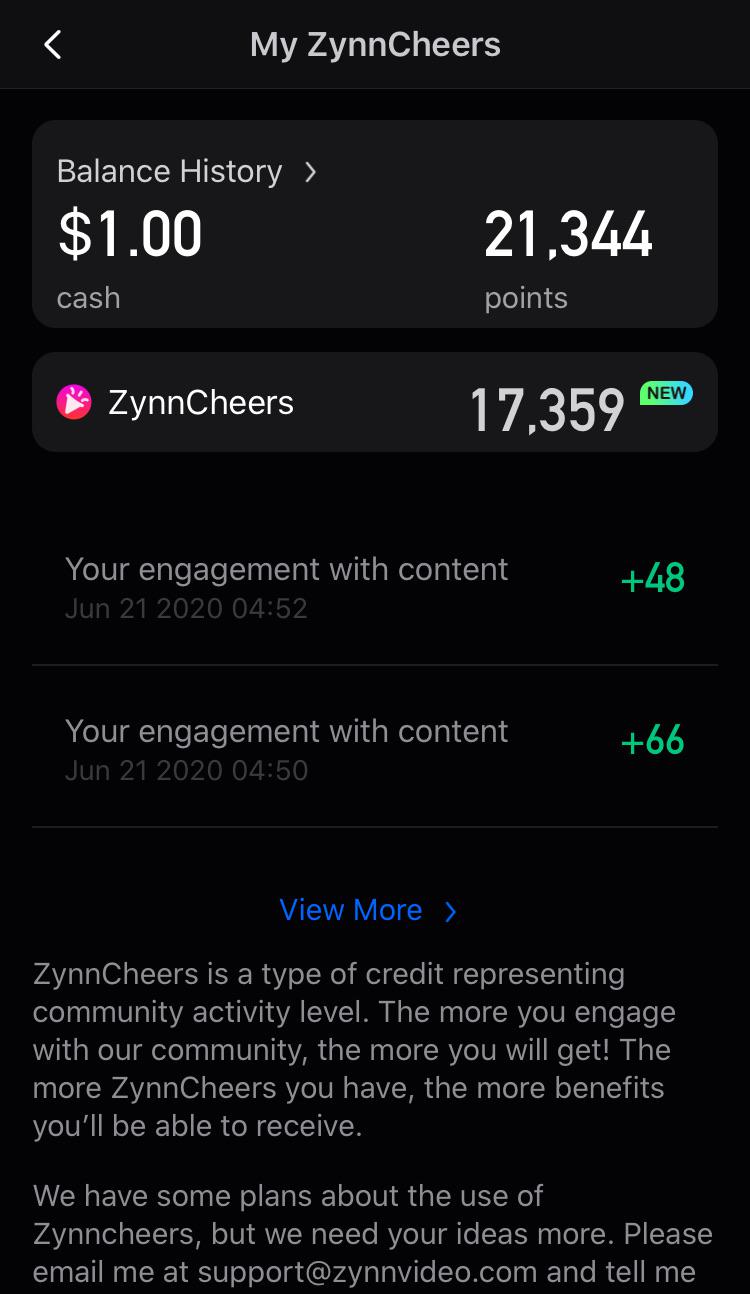 How many zynn cheers do you guys have r/Zynn