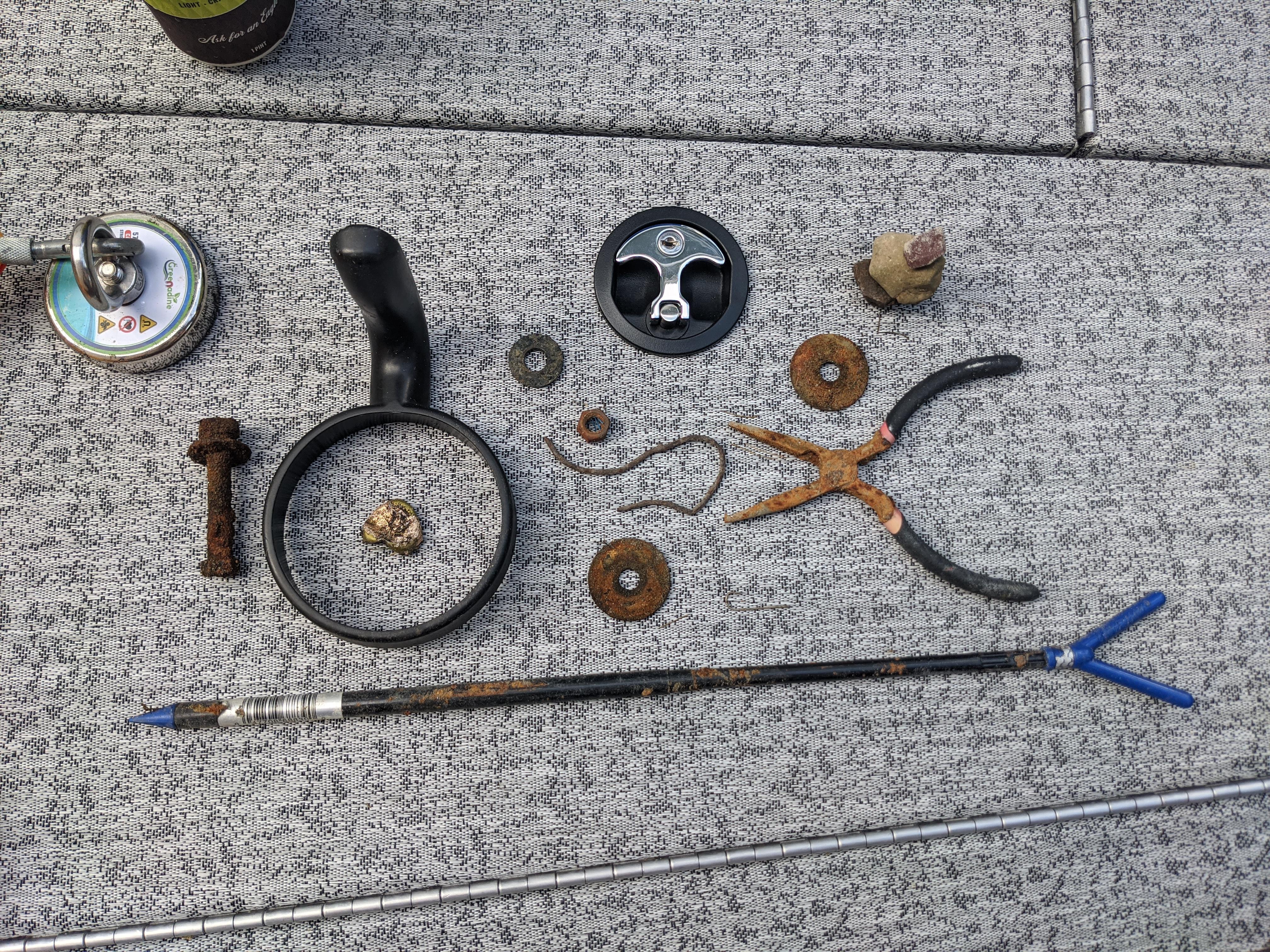 First time fishing. I like to think I made a difference cleaning