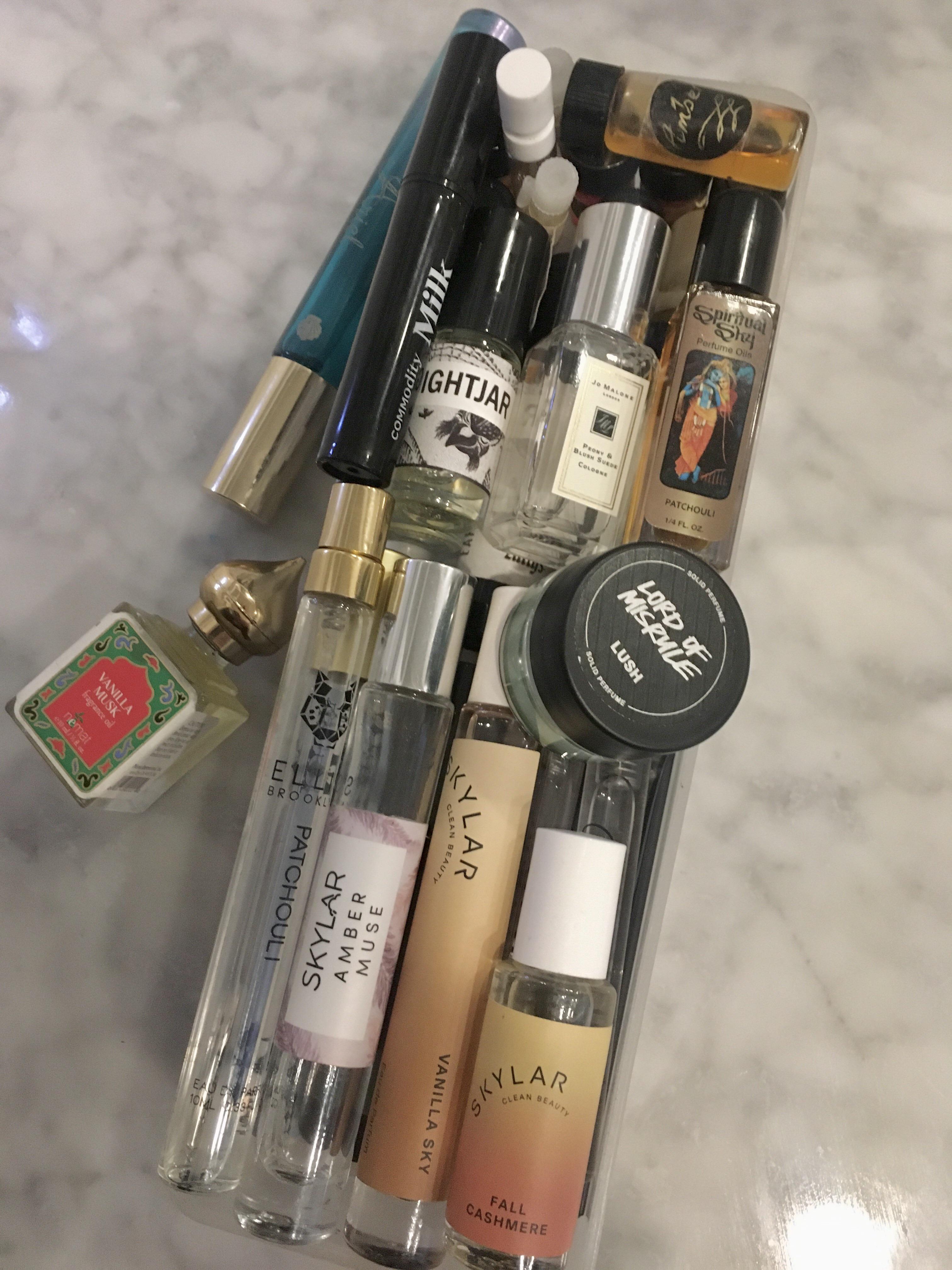 Fellow Ipsters! Anyone have any decent storage ideas for tiny perfumes