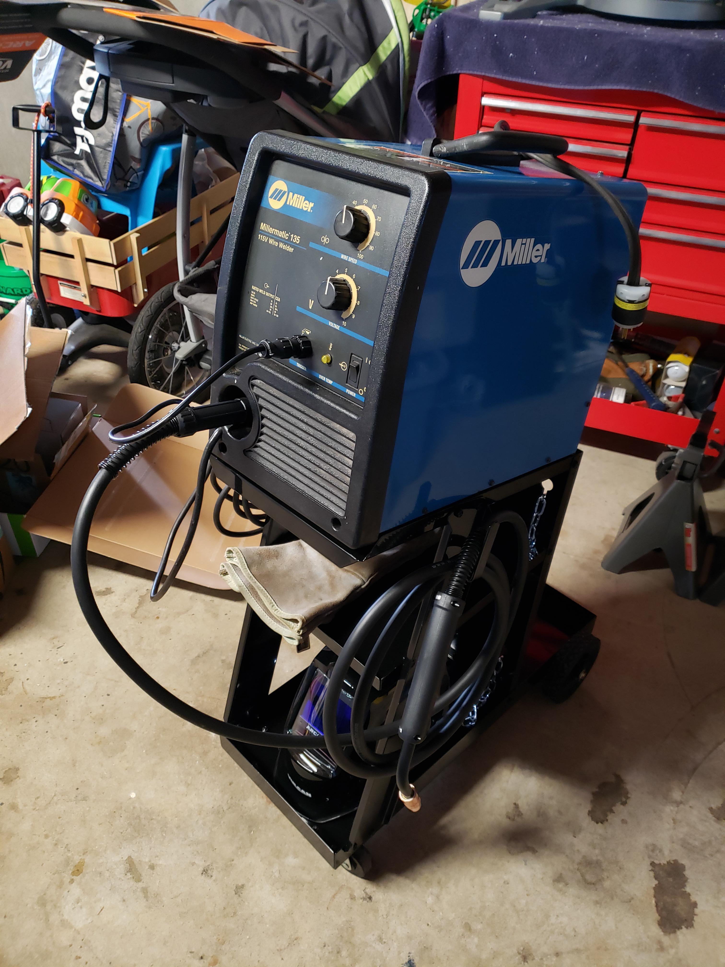 Santa got me a Millermatic 135. : r/Welding
