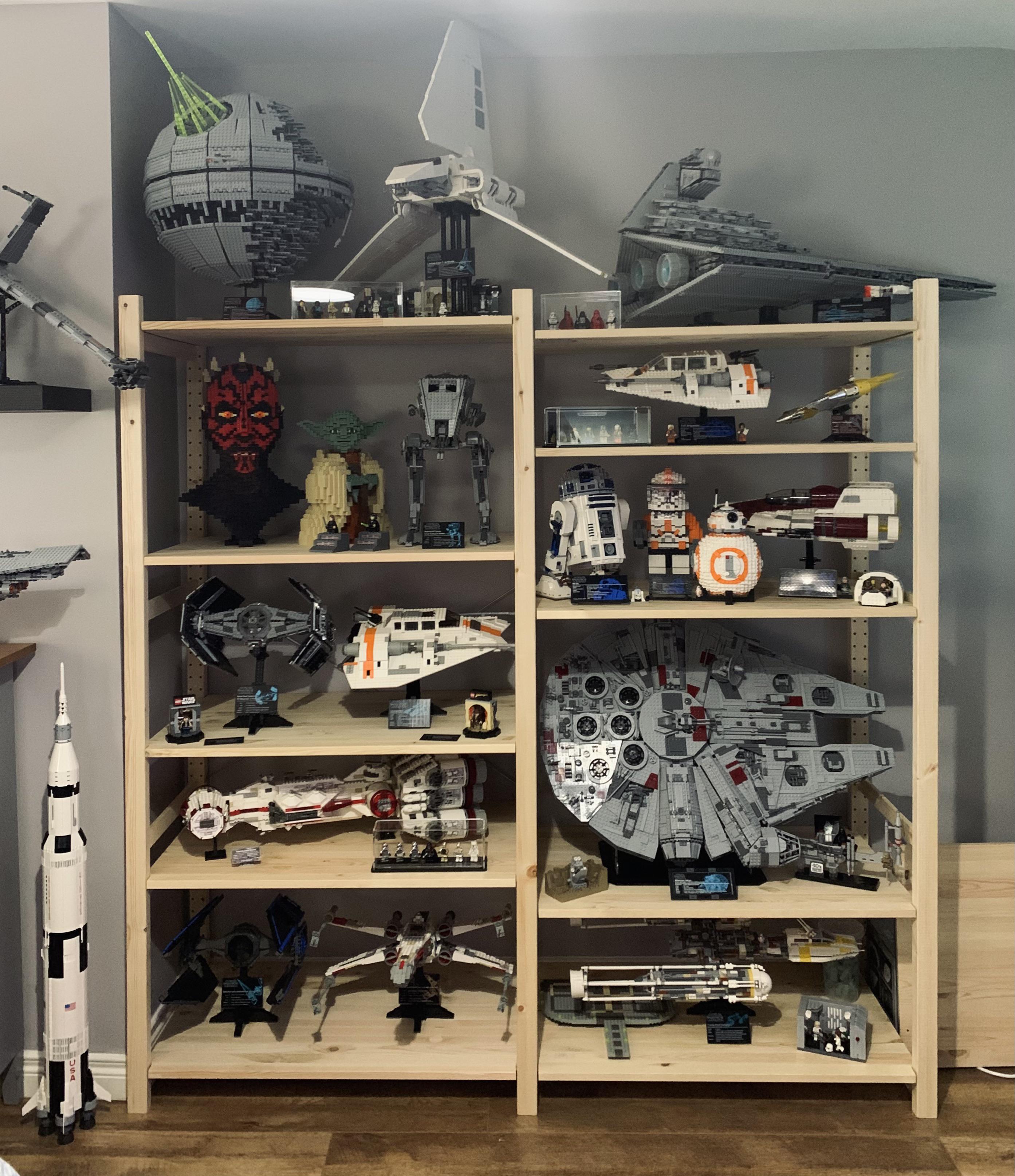 Shelving unit upgrade for my Ultimate Collectors Series display