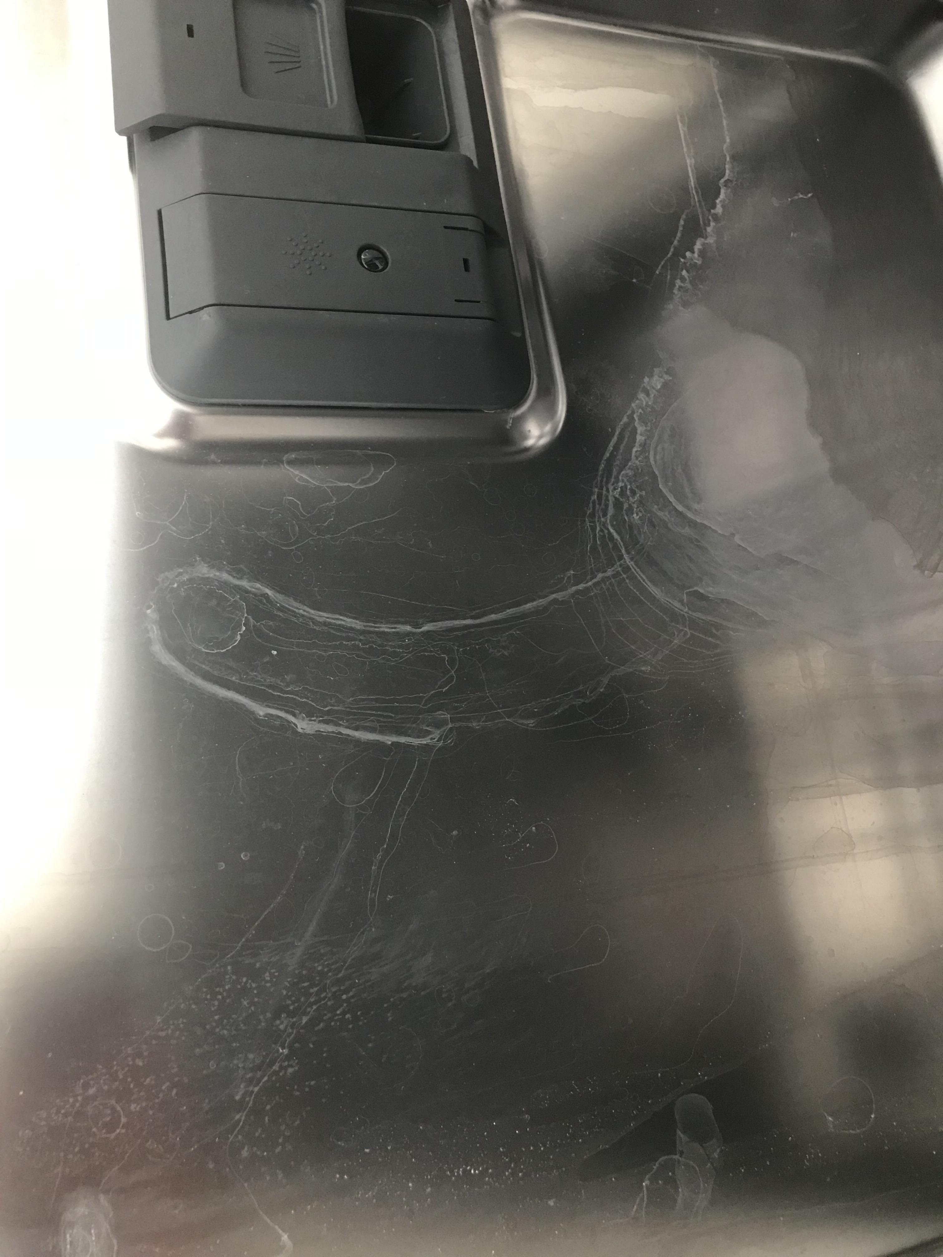 The residue stain left in my dishwasher. r/wildlypenis