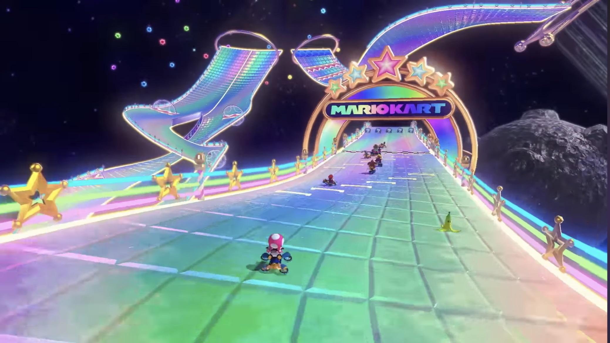 I don’t think we need to worry about Wii Rainbow Road being sectional