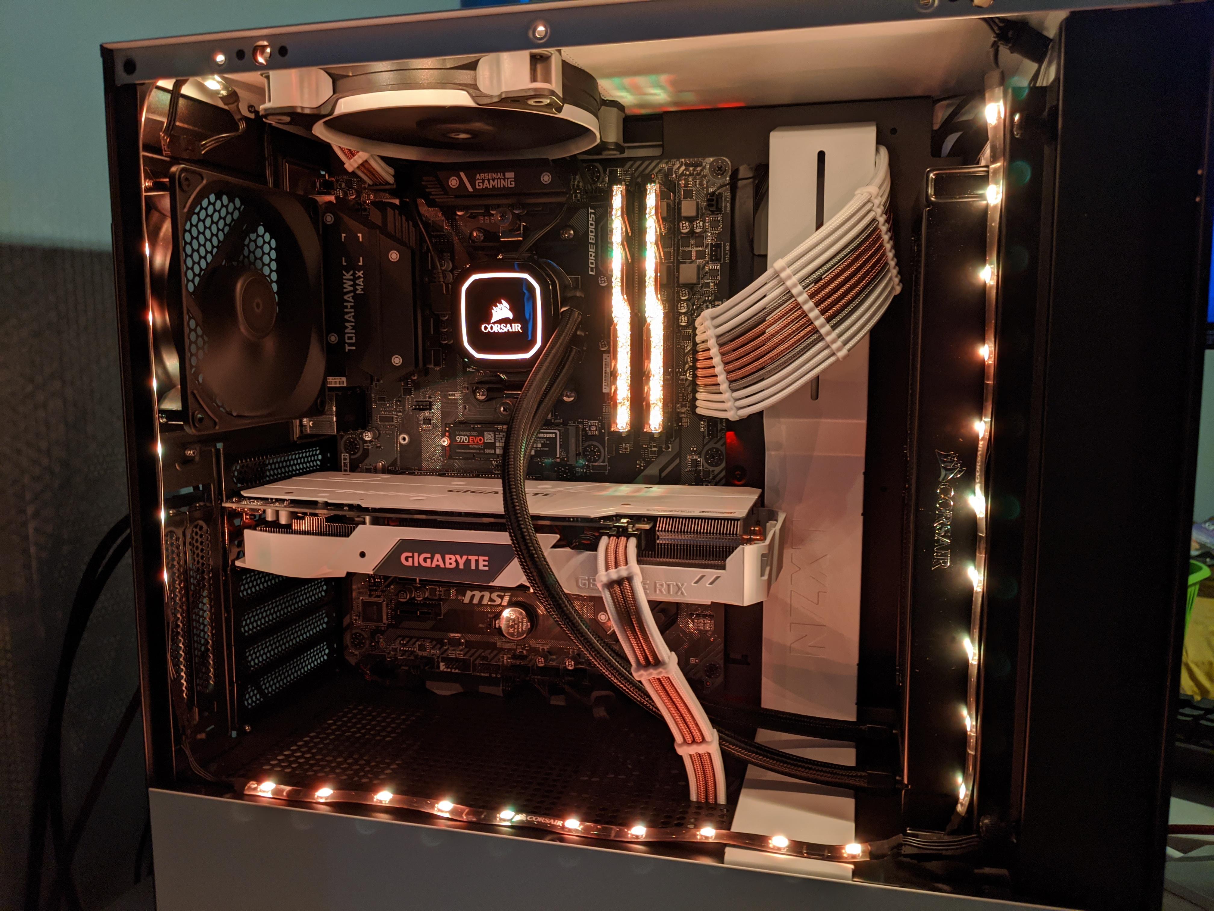 My Finished build after installing cablemod pro cables. (Special thinks