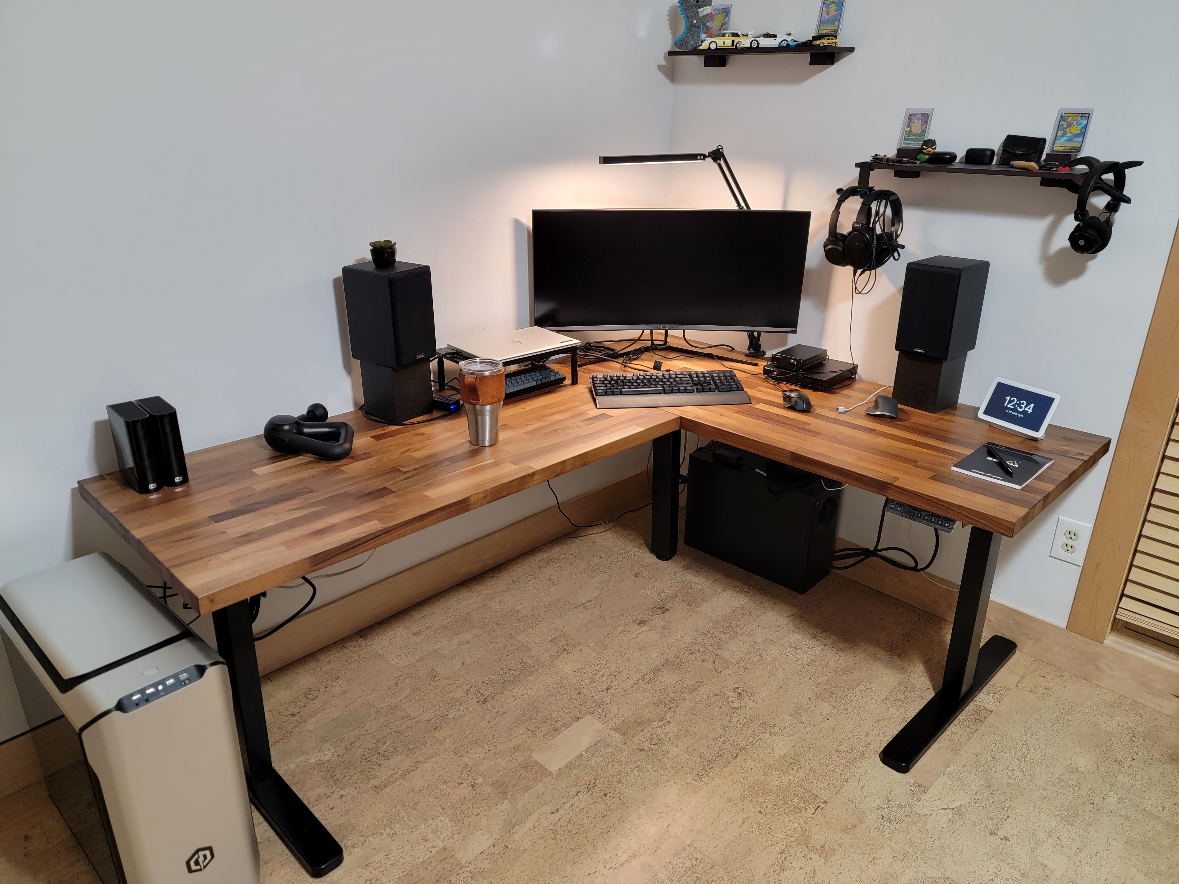 Been wanting an L shaped desk for over 10 years. Finally decided bite