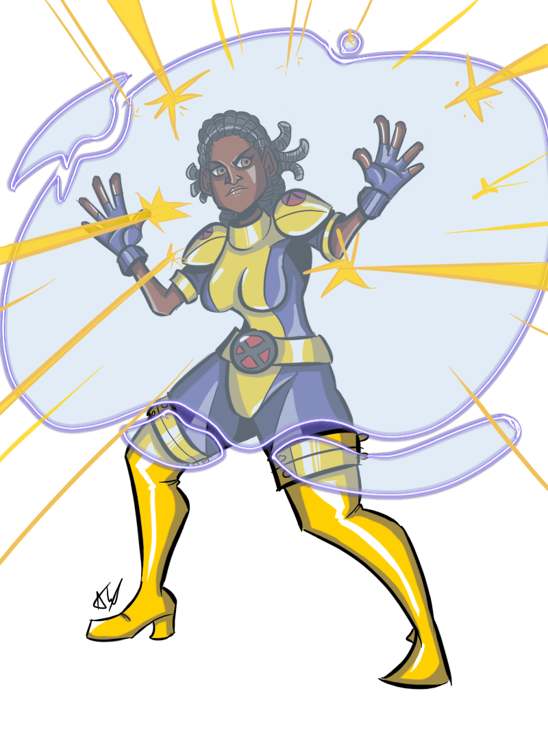 Day 82 of drawing X-Men characters: Cecilia Reyes : xmen