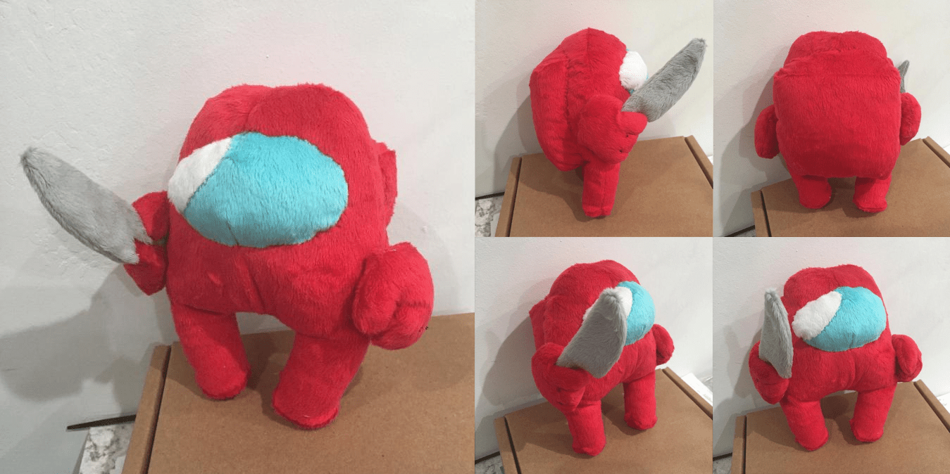 I haven't seen this done before, so I made an Imposter plushie from