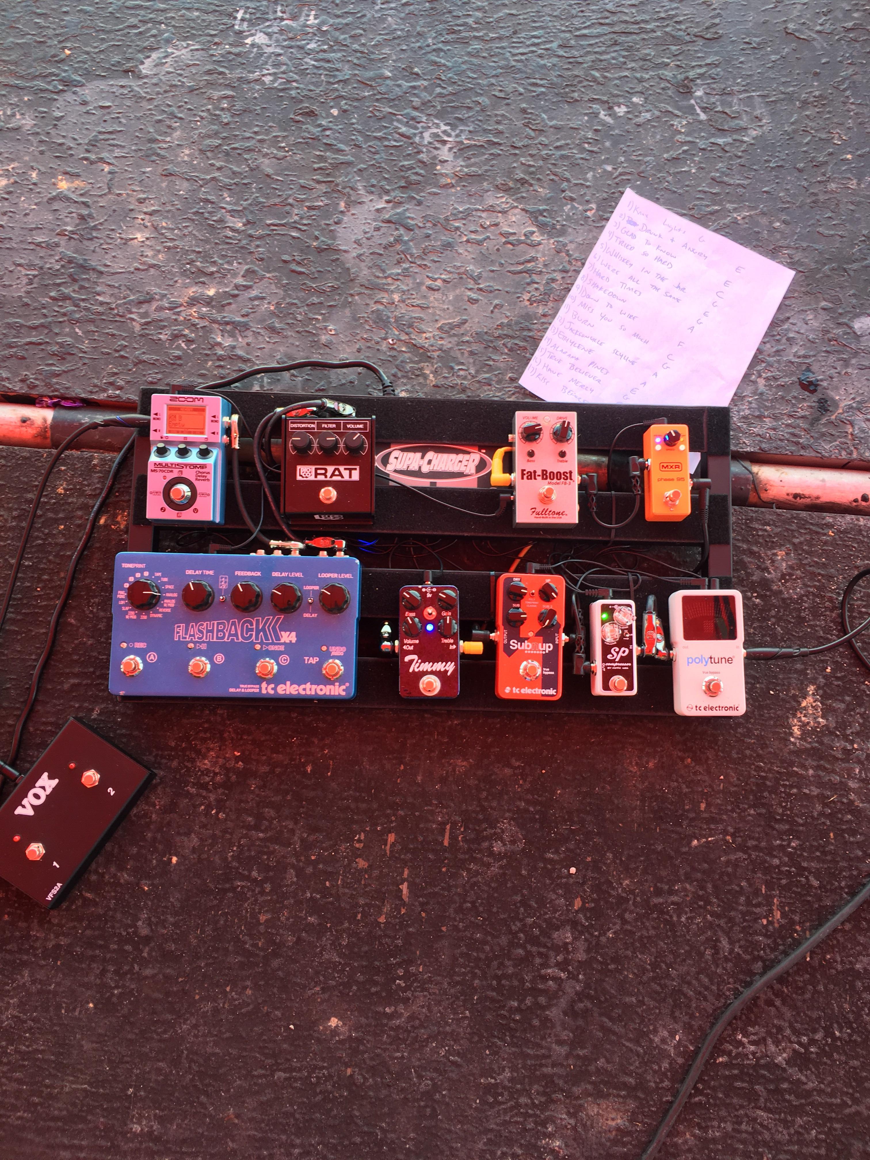 My board for a gig at Wildcat Harley Davidson in London, Kentucky