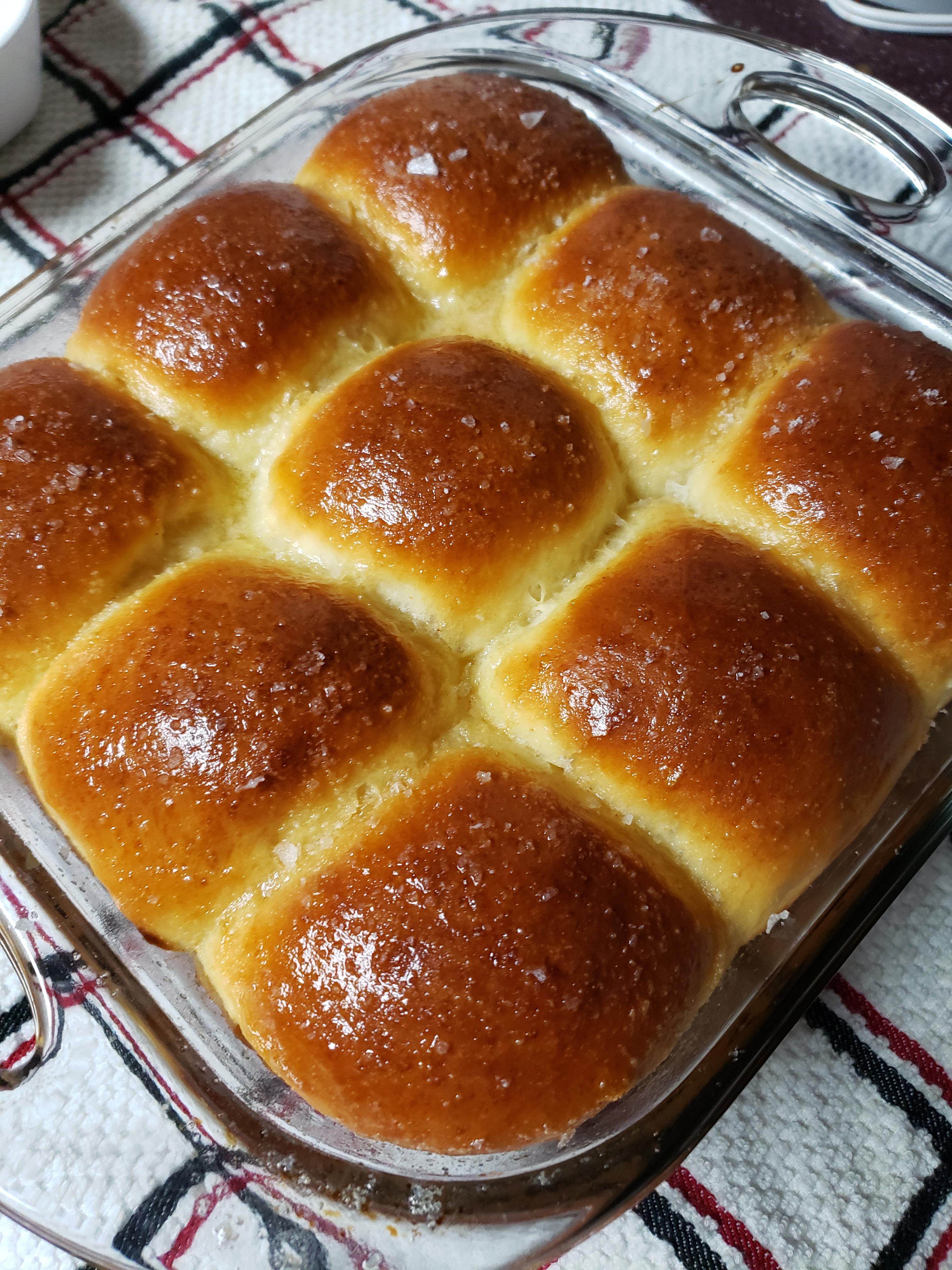 First time making Hokkaido Milk Buns was a success! I used Joshua