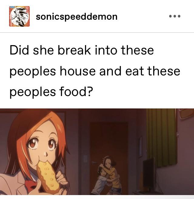 Bread girl orihime inoue r/CuratedTumblr