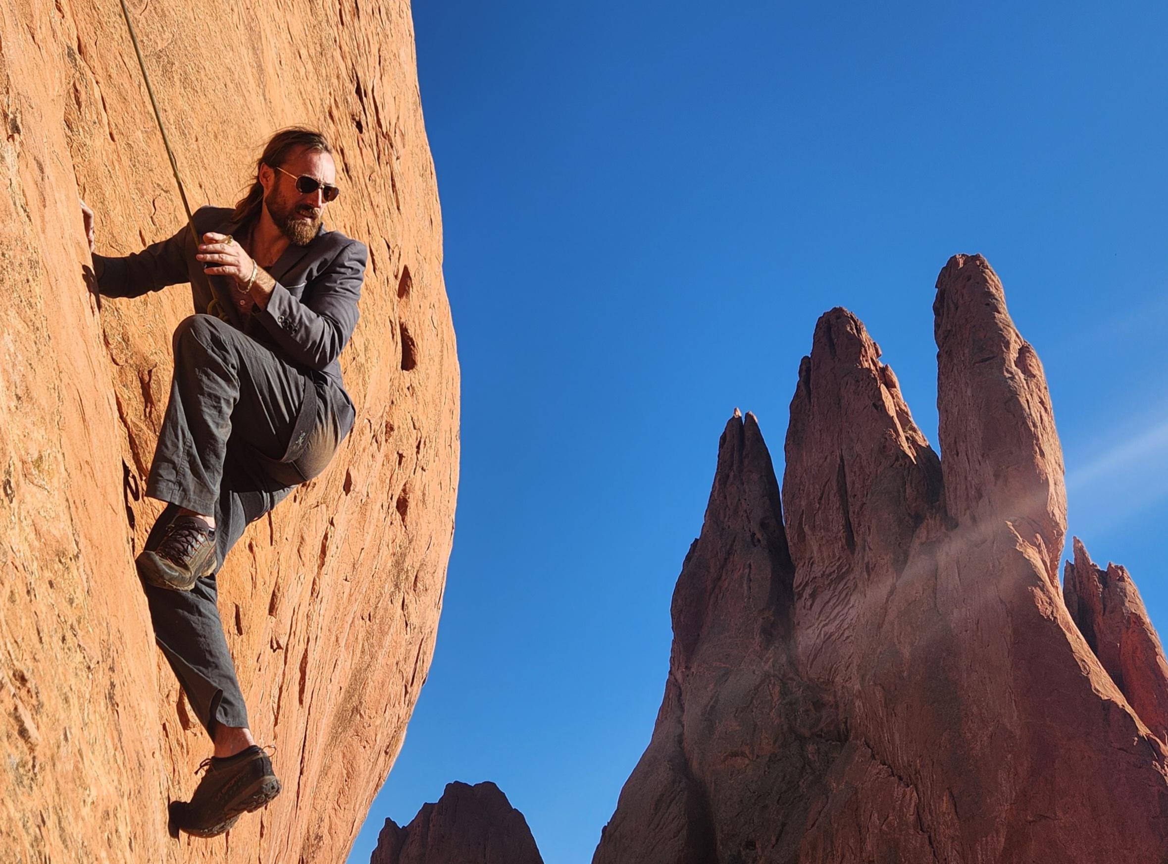 Did a little casual rock climbing at the best climbing area in the world. r/pics