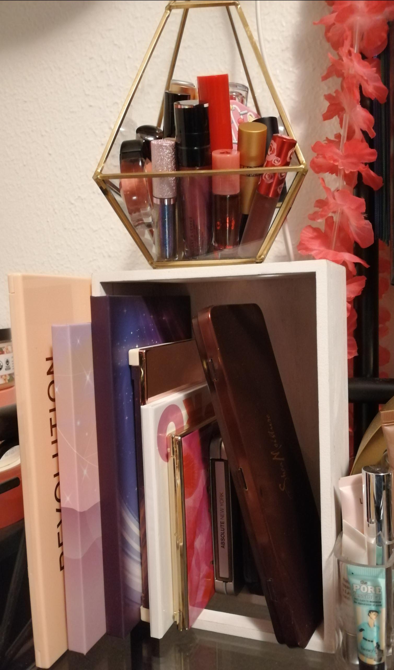 New eyeshadow palette and [unused] lip gloss/stick storage r