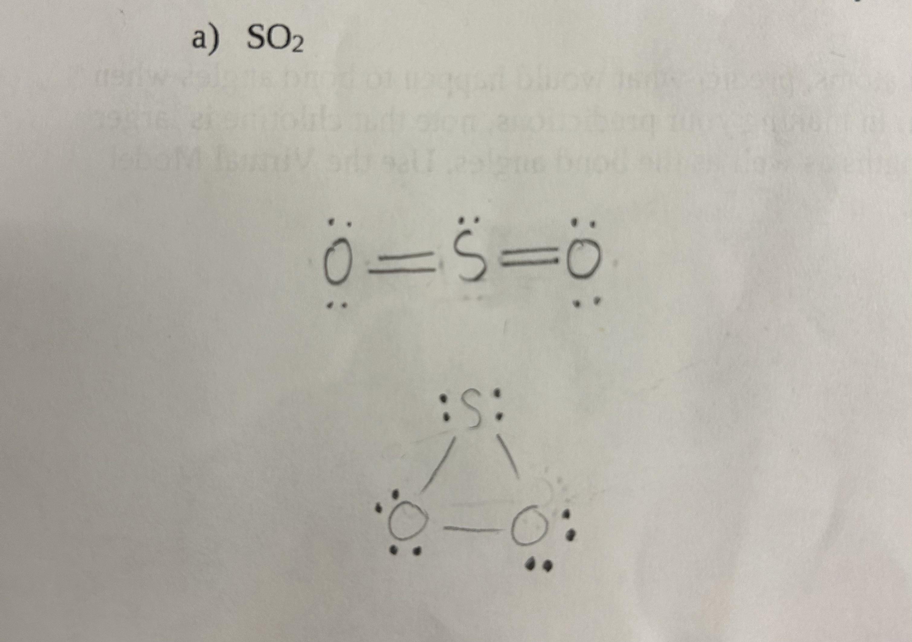 Lewis Structure So2