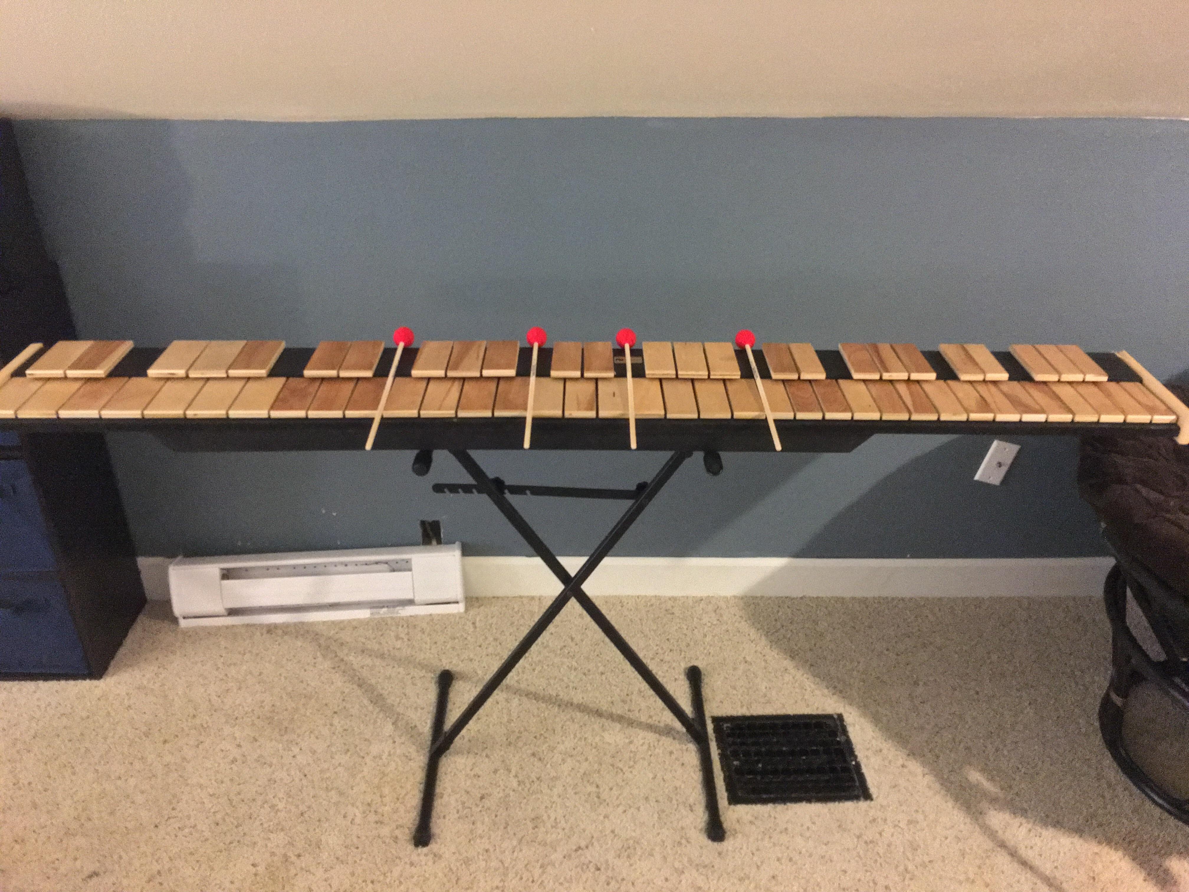 15 best r/marimba images on Pholder Made a 5 octave marimba for my