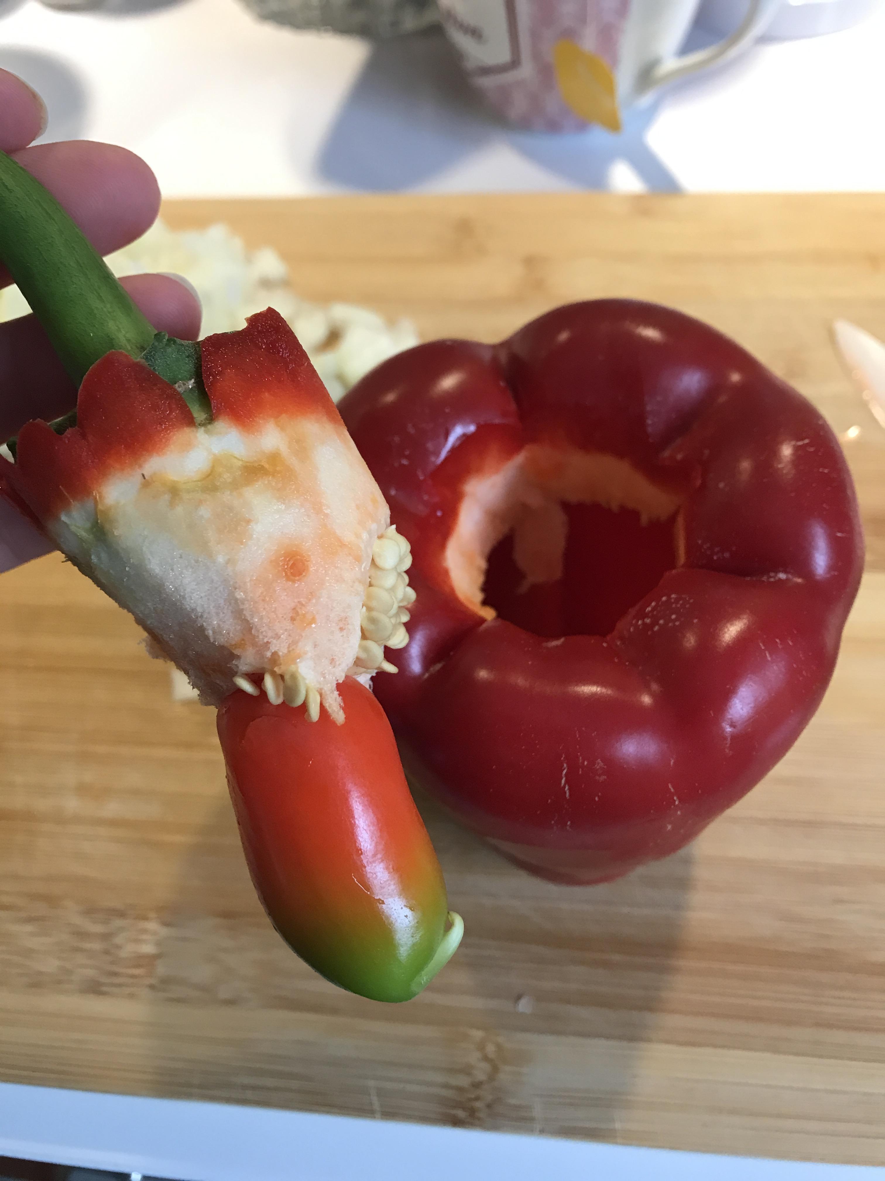 There is a Baby Paprika in my Adult Paprika r/mildlyinteresting