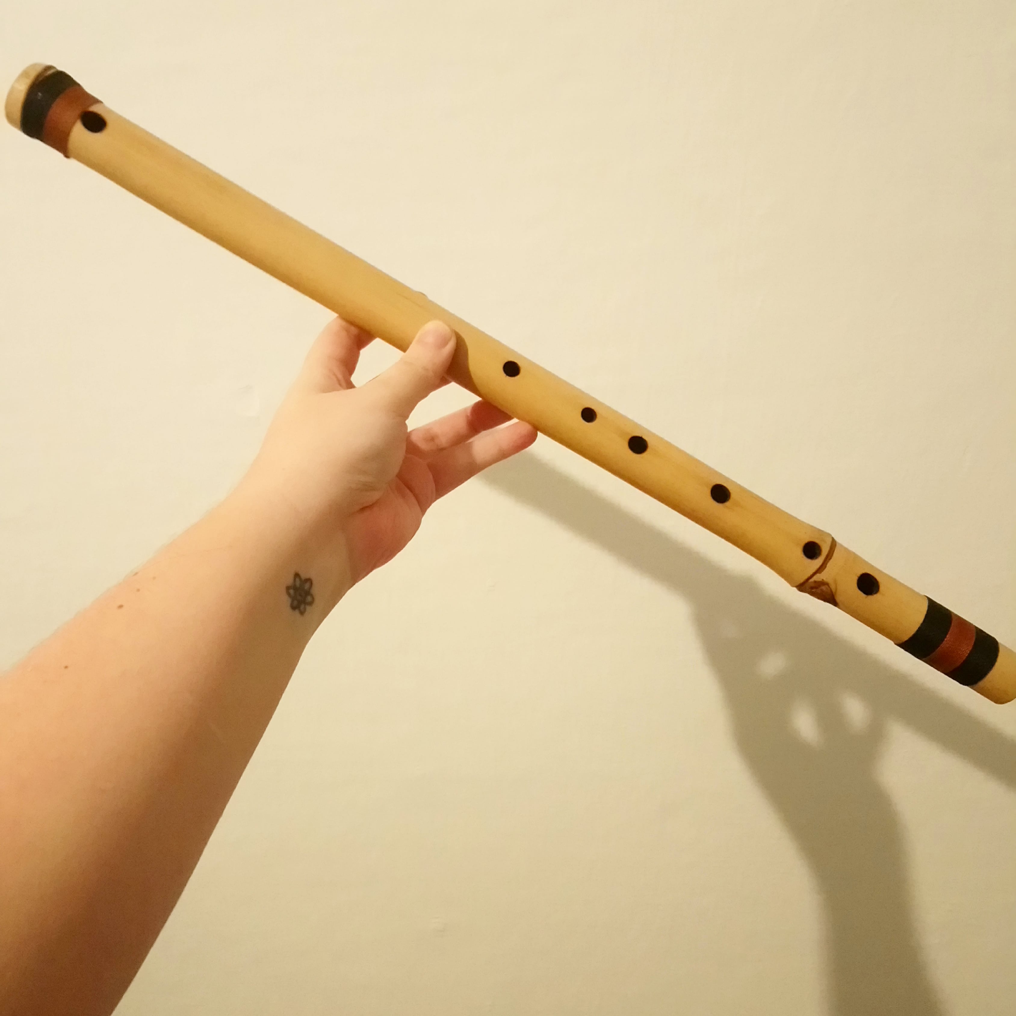 Made my first flute! Now I will try to learn how to play it. r