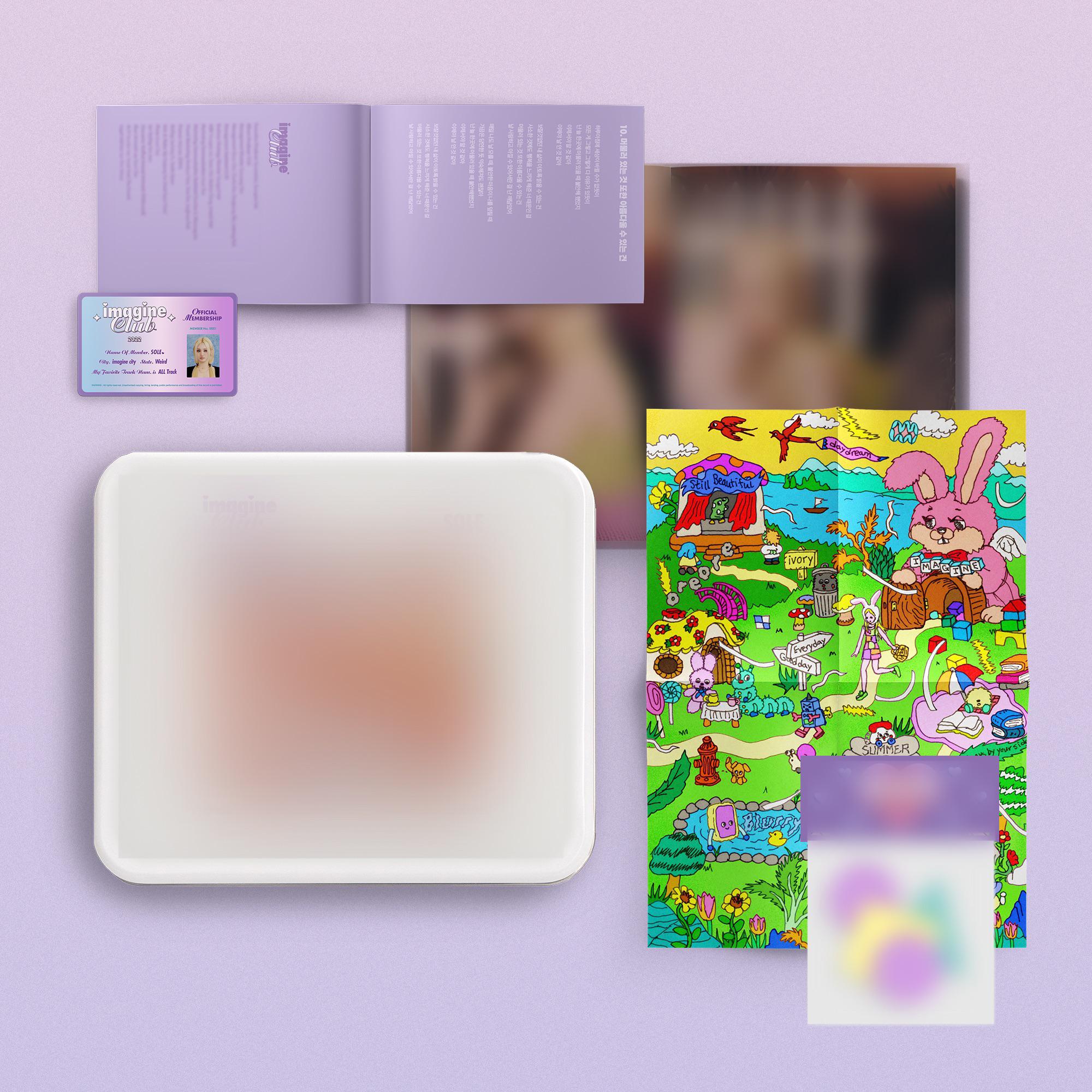 SOLE 1st Album ‘ímαgínє cluв’ (Album Packaging Preview) r/kpop